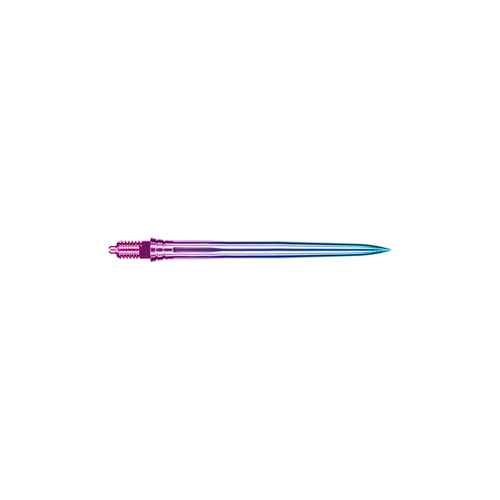 Caliburn EZ-EVO Dartspitzen - Smooth - Rainbow Ein Bild mit dem Dateinamen EVO190_Caliburn_EZ-EVO_Dartspitzen_Smooth_Rainbow_32mm_2. Es zeigt vermutlich Dartspitzen in Regenbogenfarben mit einer Länge von 32 mm.