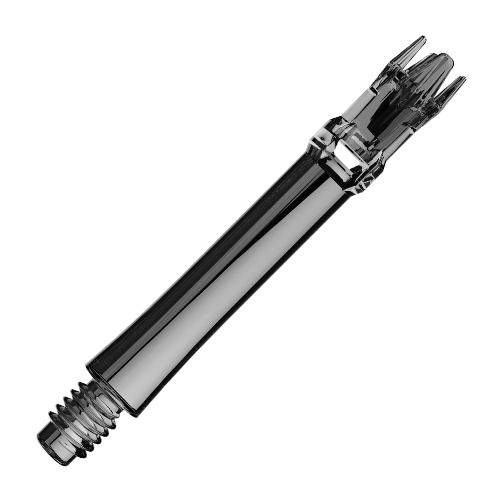 L-Style L-System Ersatzshafts - Clear Black Hier ist eine Ersatzshaft in transparentem Schwarz abgebildet. Die Shaft ist von der Seite zu sehen.