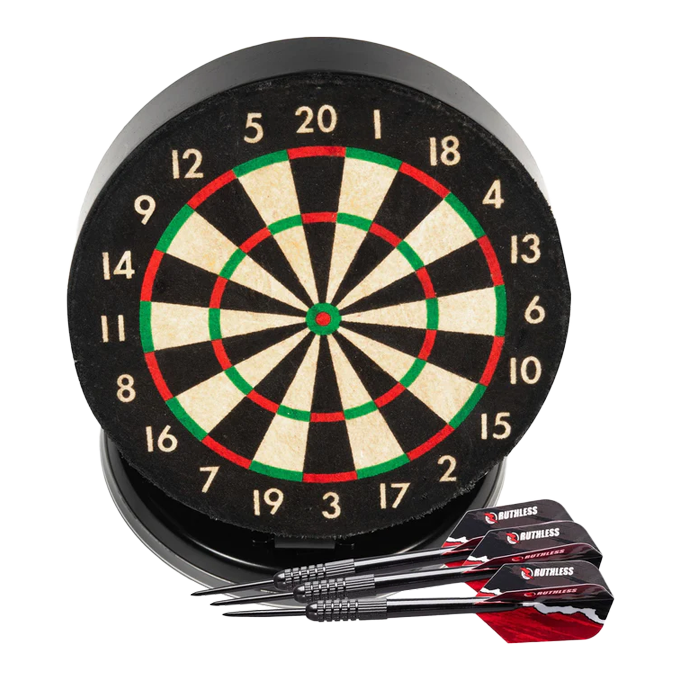 Ruthless Mini Desktop Dartboard Set