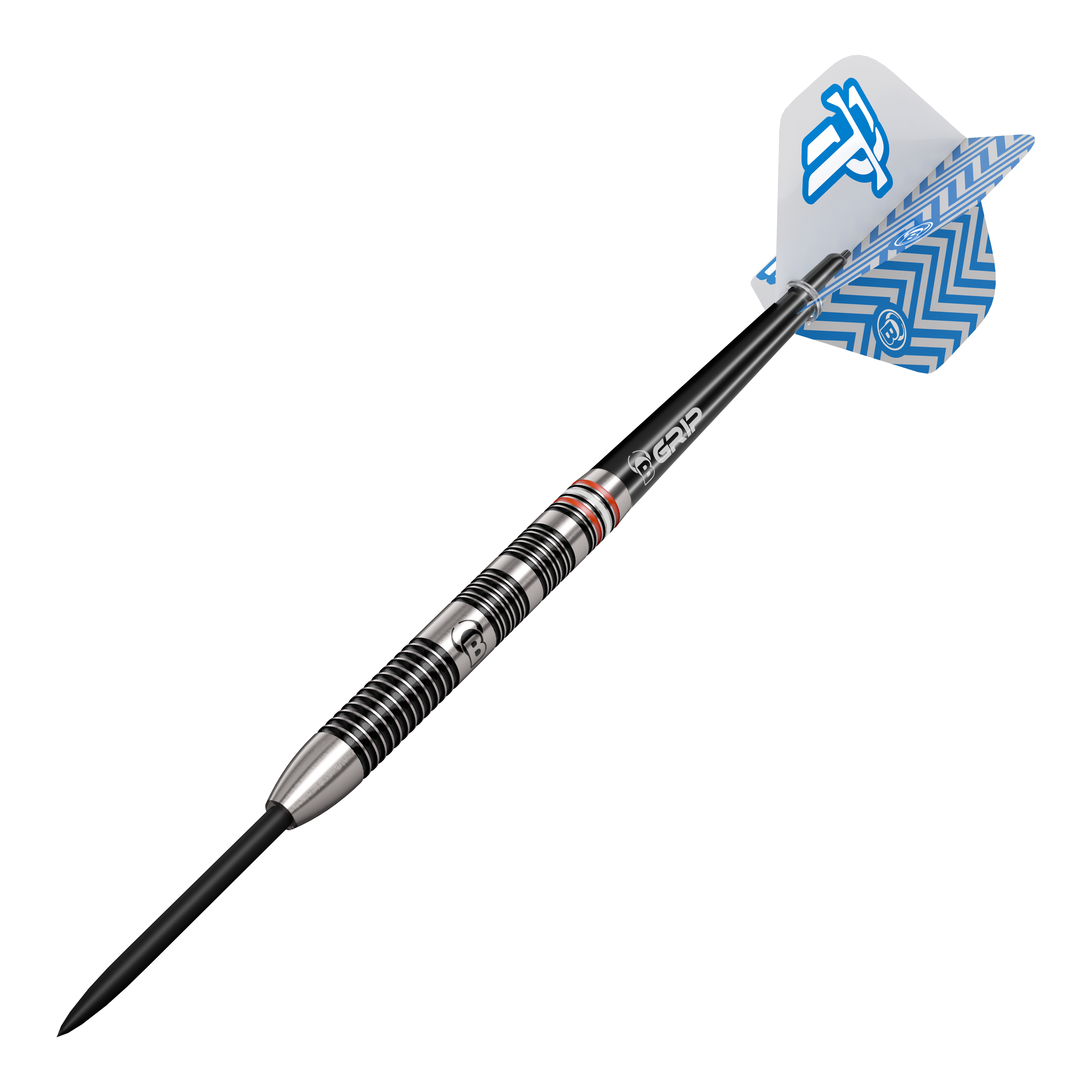Bulls Challenger Patrick Tringler Steeldarts - 21g Bulls Challenger Patrick Tringler Steeldarts mit 21g Gewicht. Abgebildet ist das Dartprodukt aus einer anderen Perspektive.