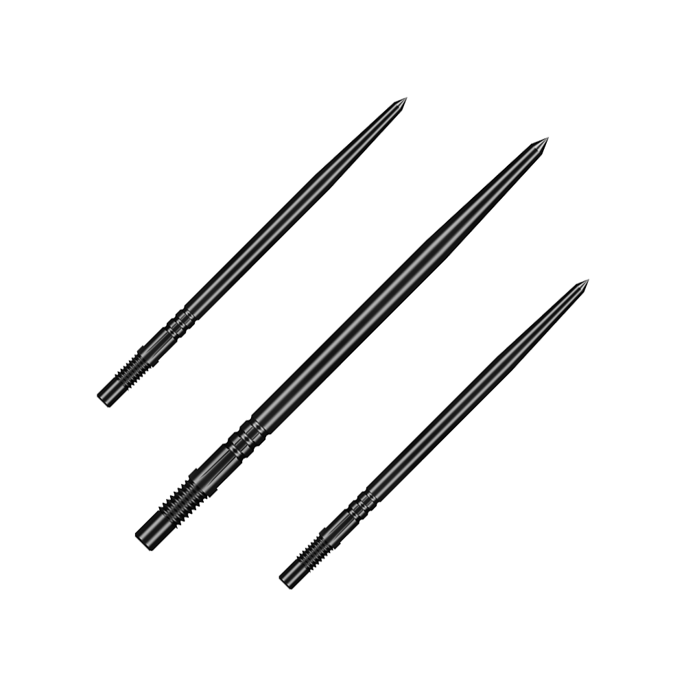 Shot Turbo Point Dartspitzen - Schwarz Shot Turbo Point Dartspitzen - Schwarz