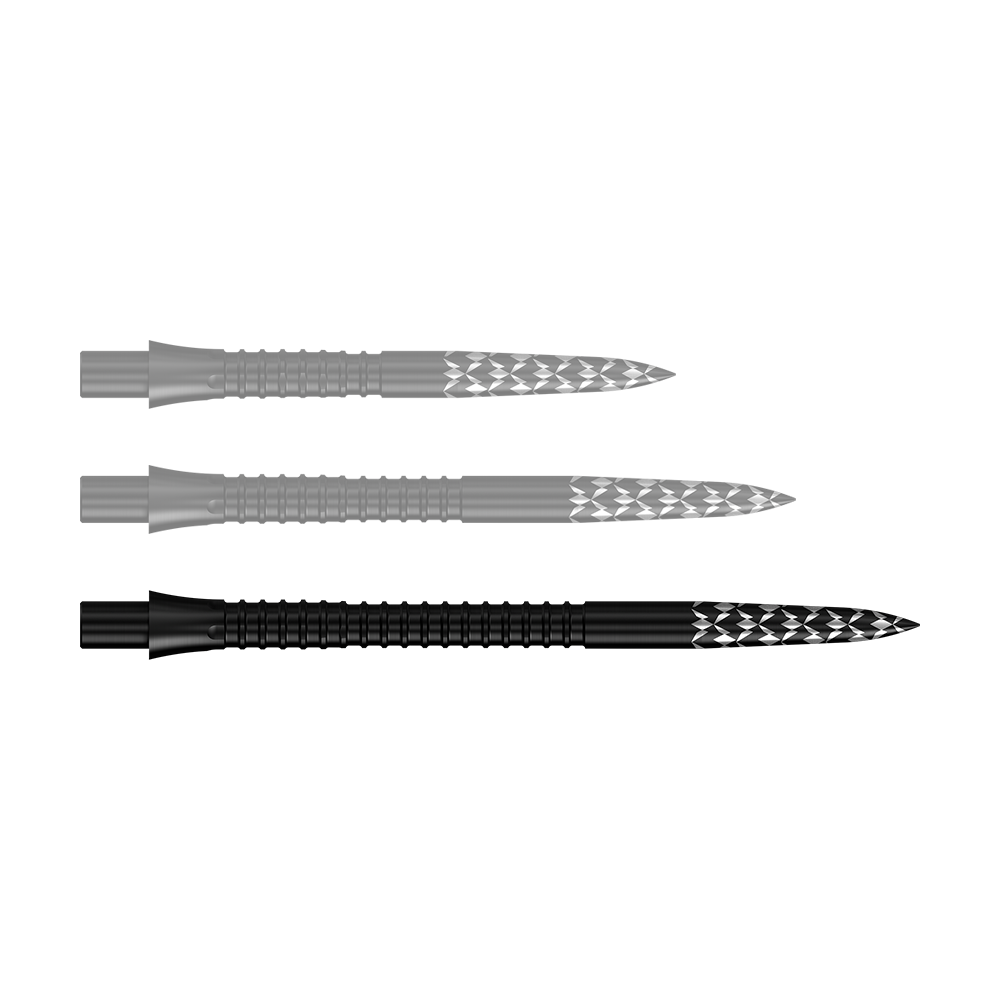 Mission Caliburn EVO Dartspitzen GV-Logo - Schwarz - X 1390 Die Abbilder zeigen eine einzelne Mission Caliburn EVO GV-Logo Steeldartspitze in Schwarz, 38 mm. Diese Dartspitze ist für höchste Präzision hergestellt.