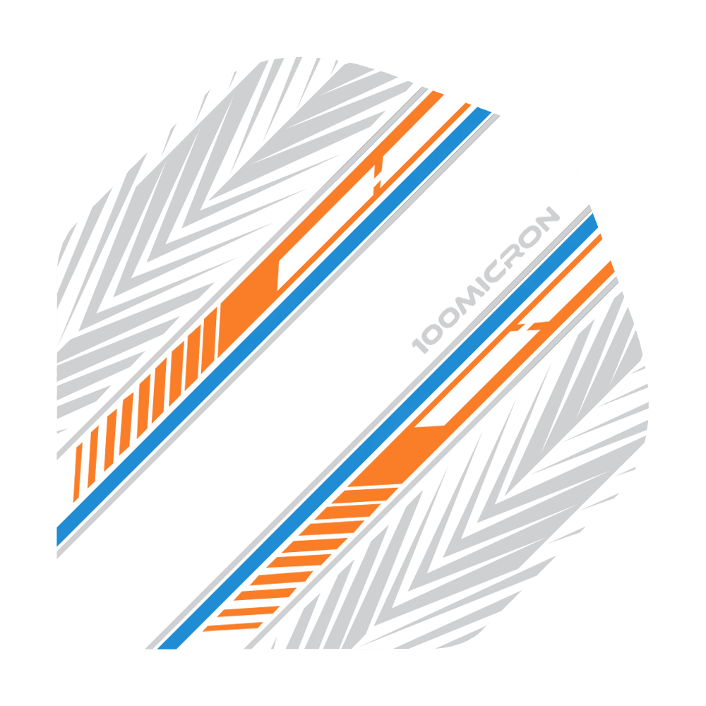 Pentathlon White Orange Blue No2 Standard Flights