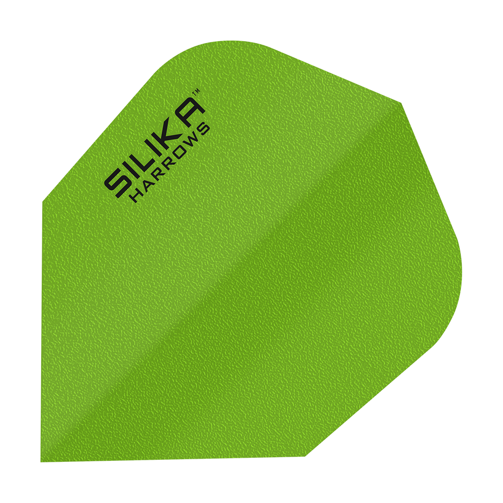 Harrows Silika Solid Tough Crystalline Coasting Green No6 Flights