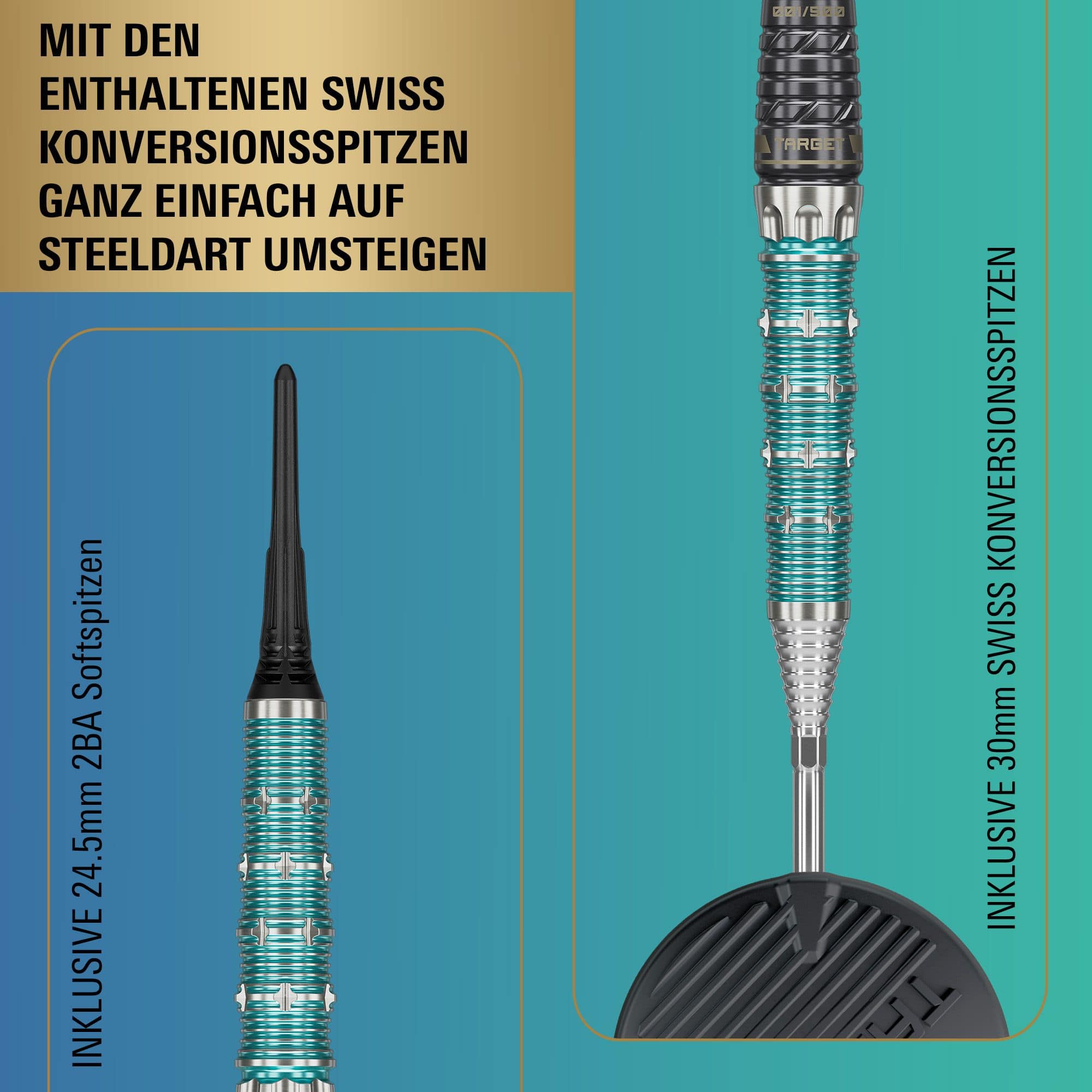 Target Japan The Rising Miracle Combination Limited Edition Softdarts - 21,5g Target Japan The Rising Miracle Combination Limited Edition Softdarts - 21,5g