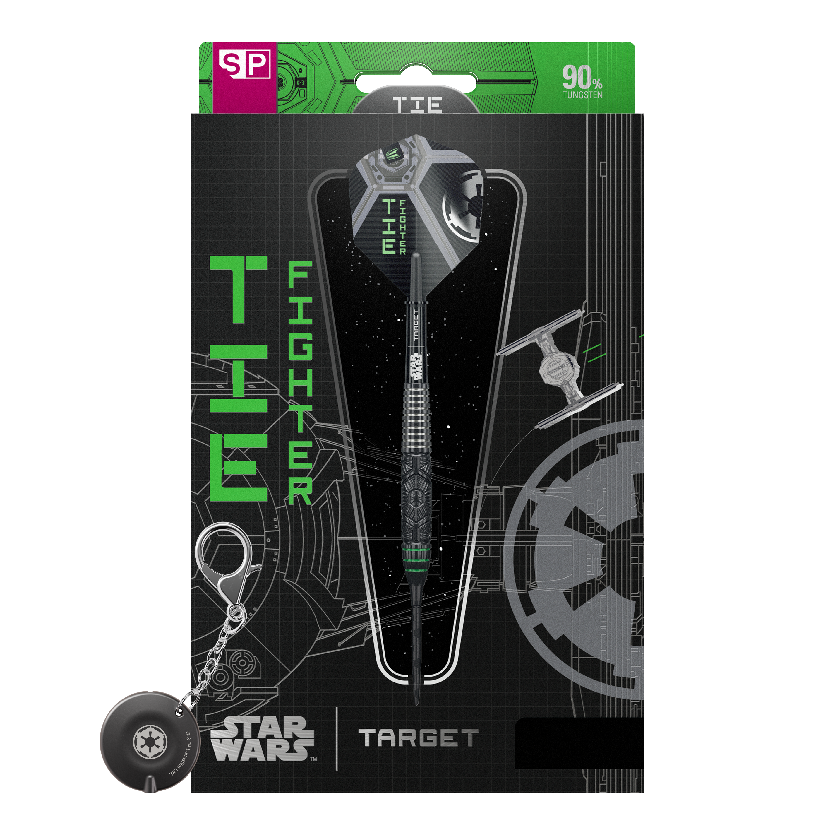 Target Star Wars Tie Fighter Swiss Point Steeldarts Abgebildet ist das Produkt Target Star Wars Tie Fighter Swiss Point Steeldarts. Das Produkt ist speziell für Fans von Star Wars und Dartspielern geeignet.