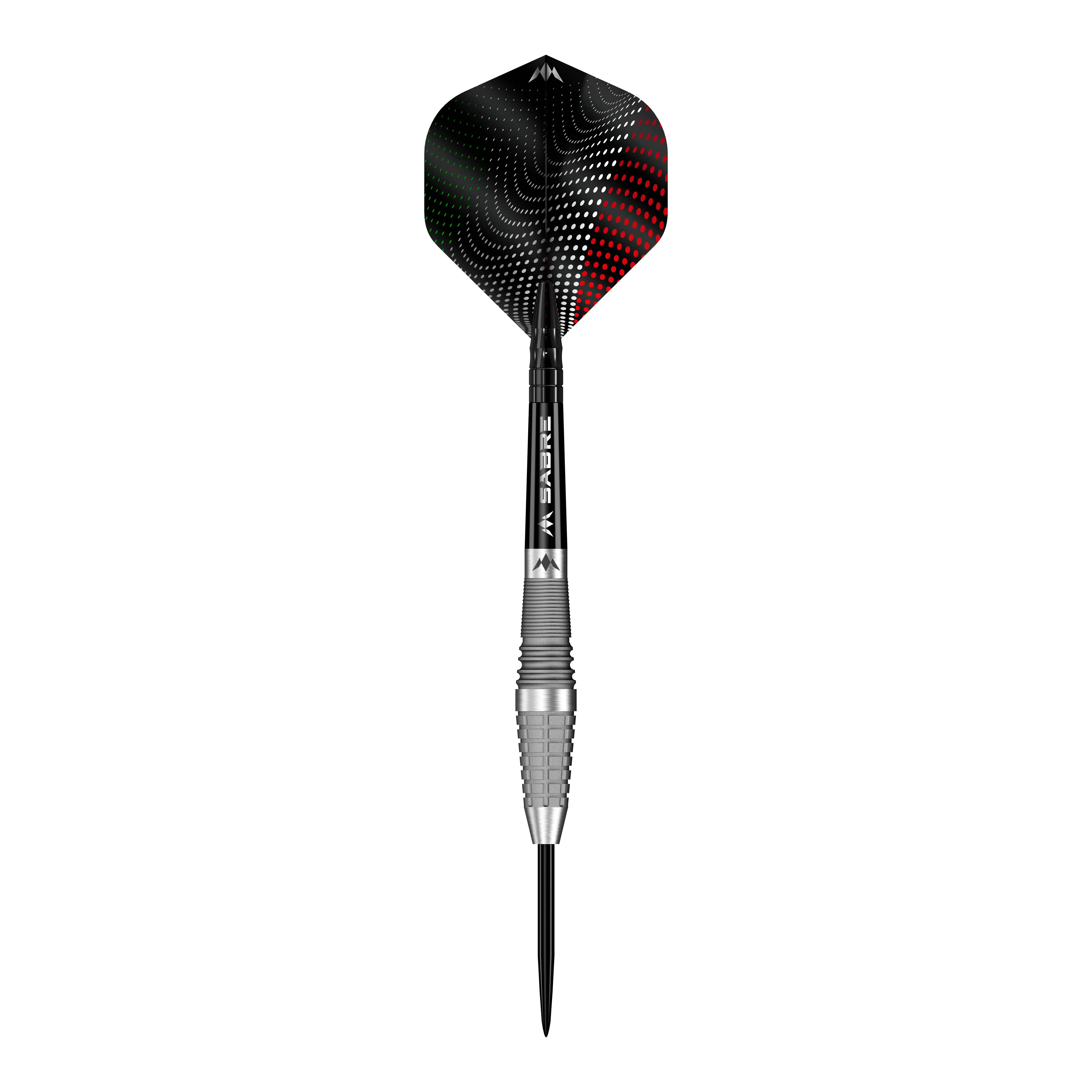 Mission Michele Turetta Sandblasted Steeldarts - 23g Mission Michele Turetta Sandblasted Steeldarts - 23g, abgebildet als einzelner Dartpfeil. Das Bild zeigt das Design und die sandgestrahlte Oberfläche dieses Produkts.