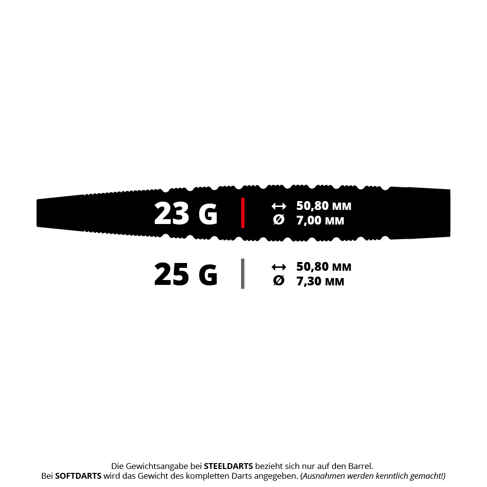 GOAT Quarterback V1 Tungsten Steeldarts