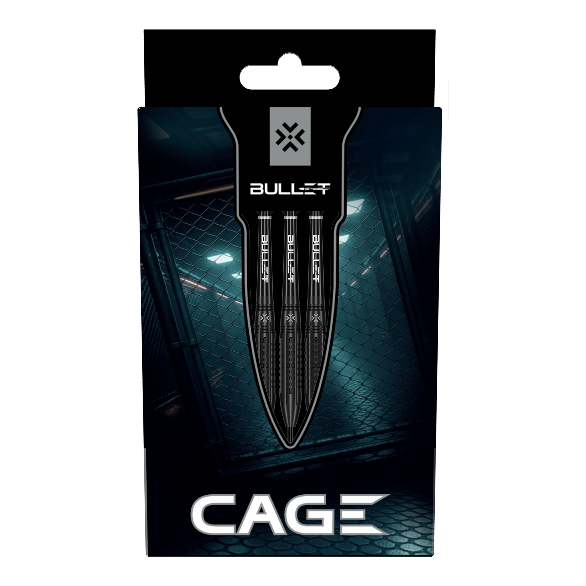 Bullet Cage Steeldarts Das Bild zeigt die Bullet Cage Steeldarts. Dies ist ein Steeldart-Produkt, das zum Dartspielen verwendet wird.