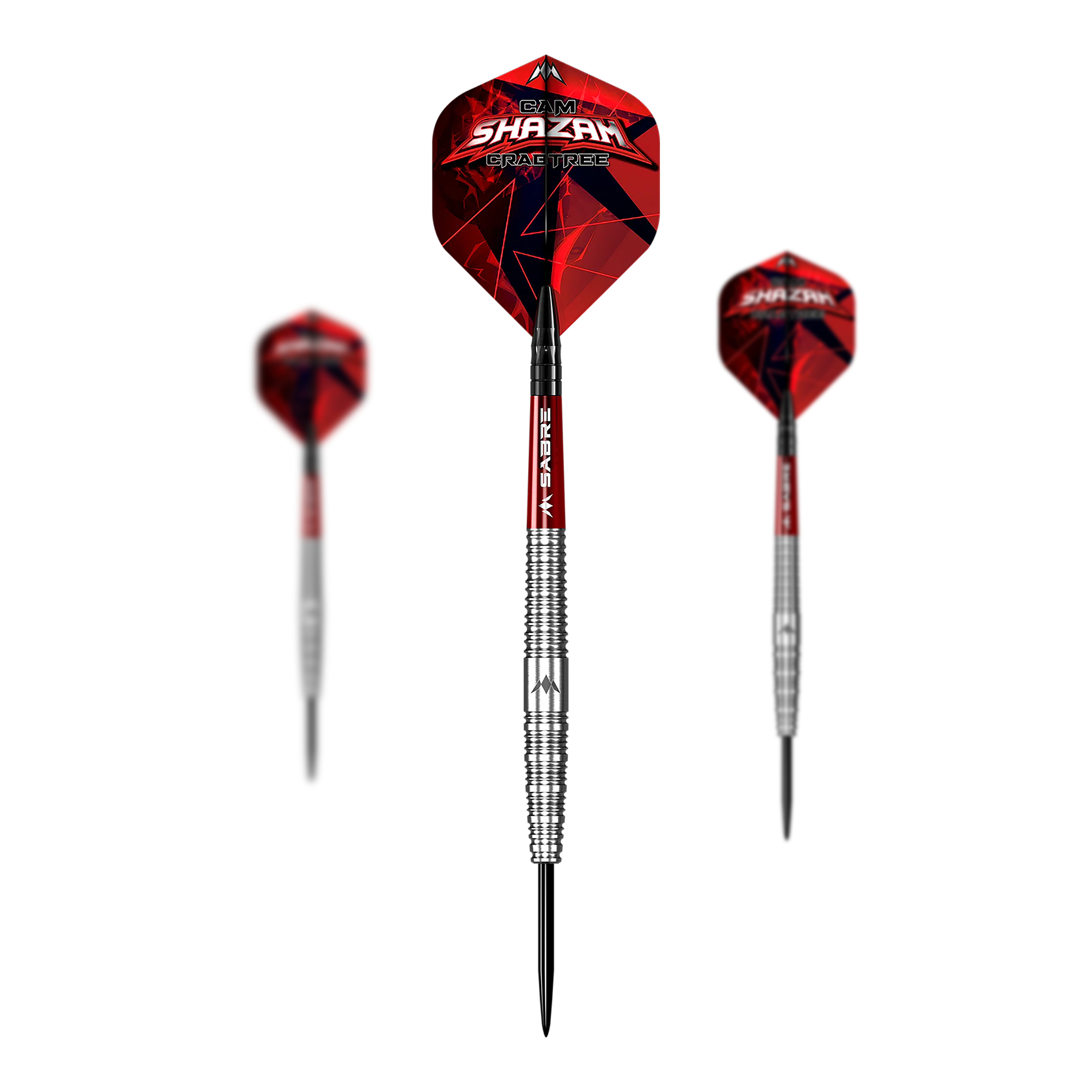 Mission Cam Crabtree Natural Steeldarts Das Foto zeigt das Set Mission Cam Crabtree Natural Steeldarts. Es handelt sich um hochwertige Steeldarts für den Dartsport.