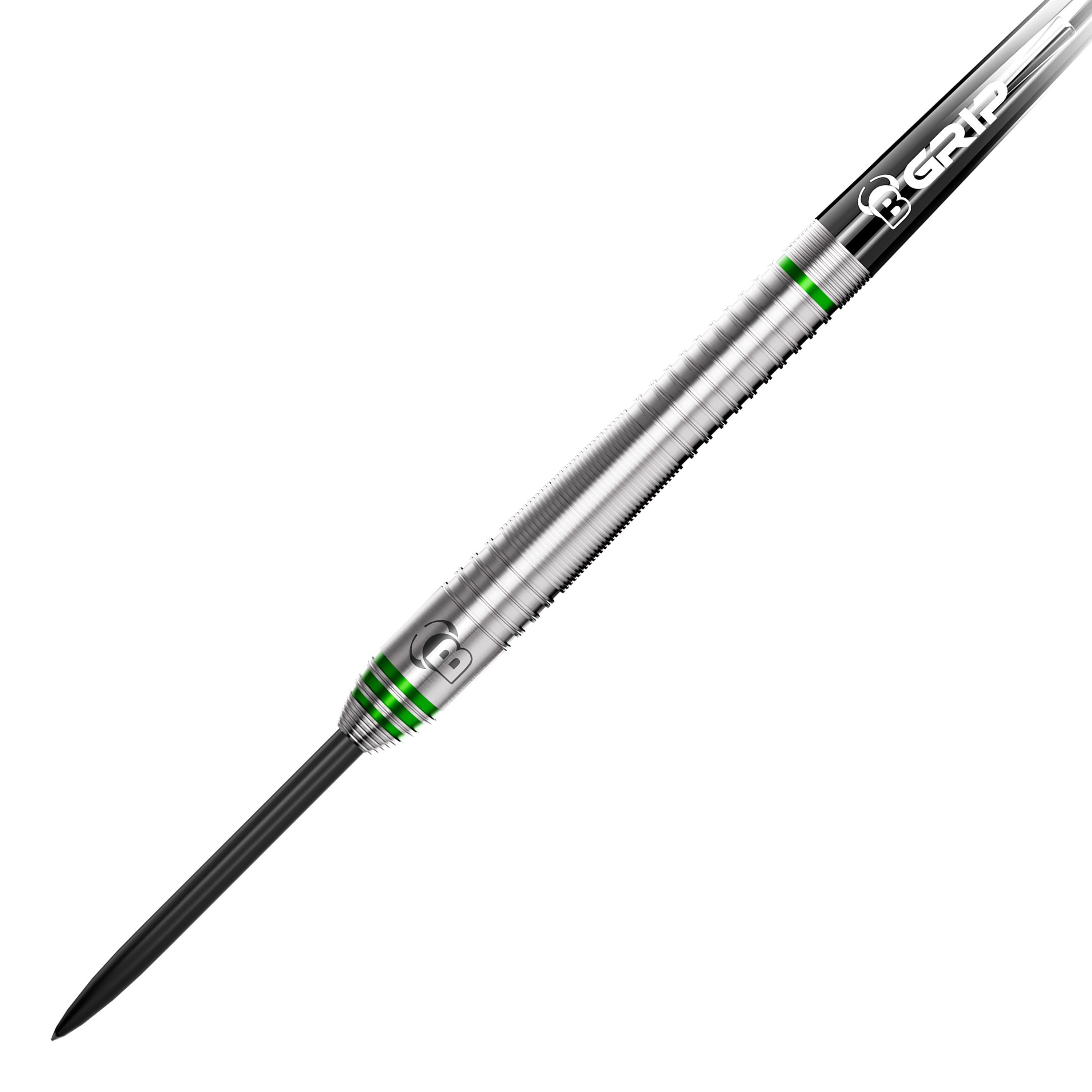 Bulls Max Czerwinski Gurke Steeldarts - 23g Bulls Max Czerwinski Gurke Steeldarts mit einem Gewicht von 23 Gramm. Das Bild zeigt die Darts aus einer bestimmten Perspektive.