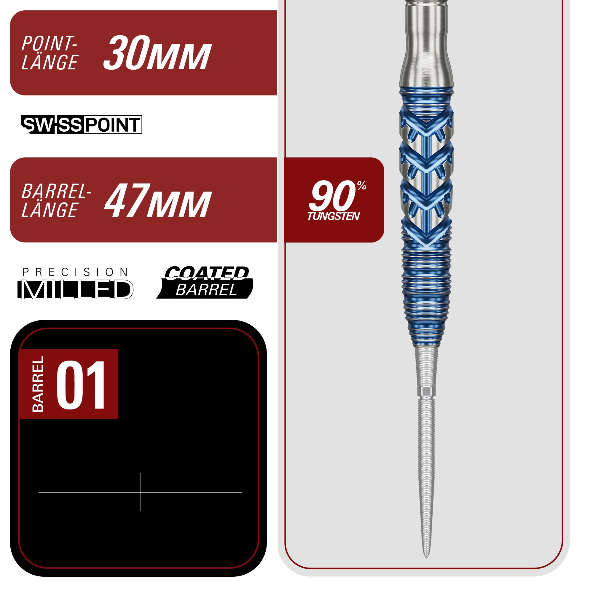 Target Japan Sereno GEN3 Swiss Point Steeldarts Target Japan Sereno GEN3 Swiss Point Steeldarts