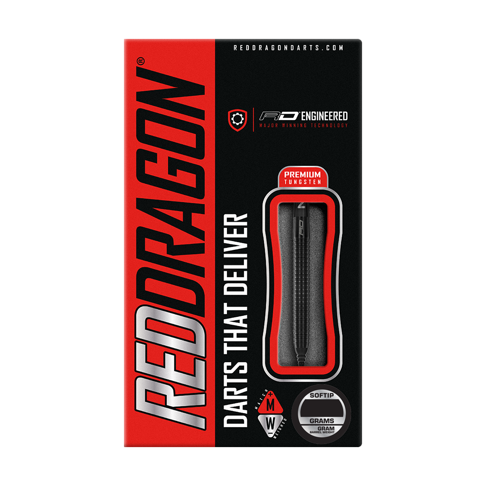 Red Dragon Razor Edge Black Softdarts - 20g