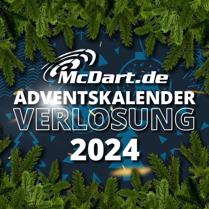 McDart Darts Adventskalender 2024 - Die Gewinner der Verlosung