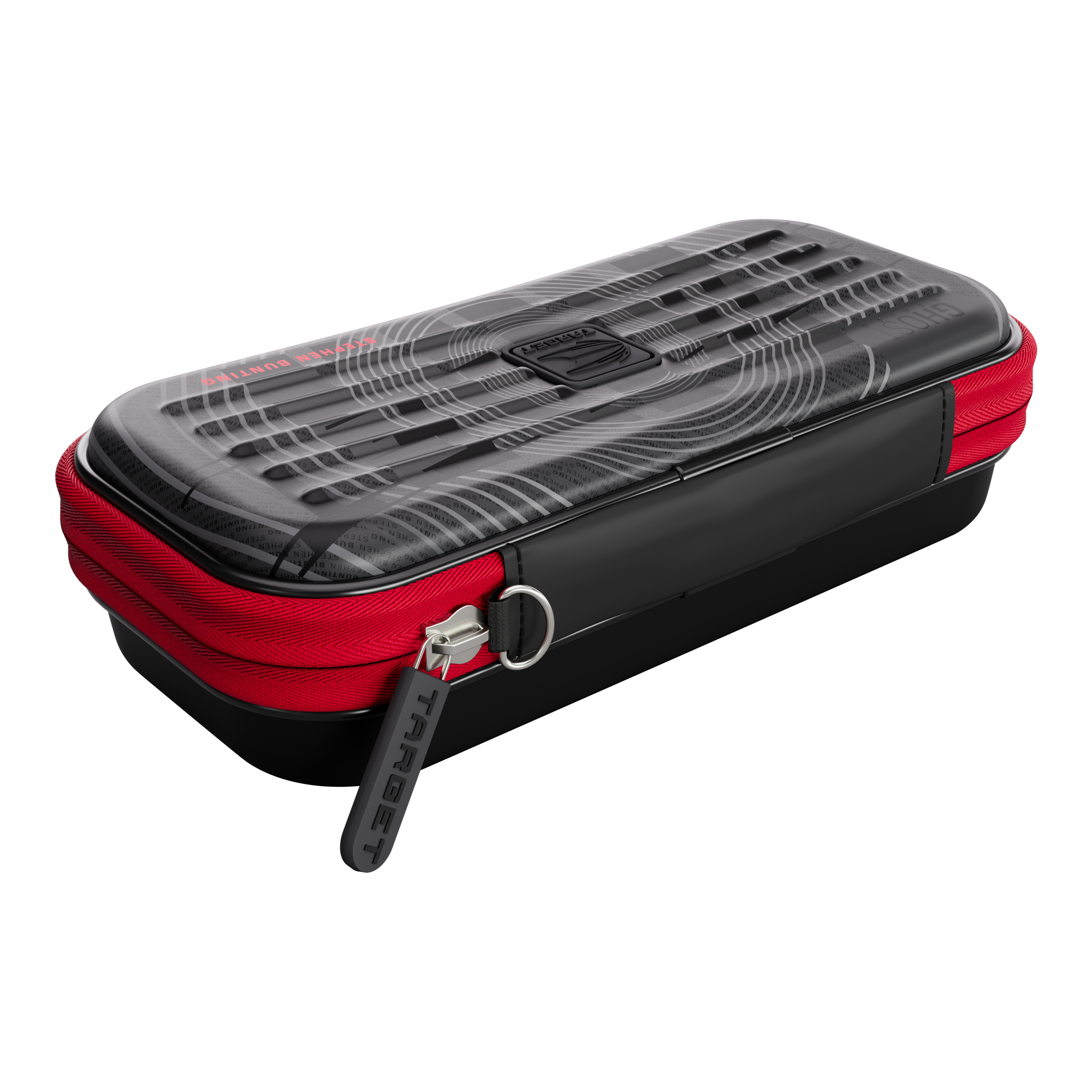 Takoma Ghost Series Stephen Bunting Dartcase Auf dem Bild ist das Takoma Ghost Series Stephen Bunting Dartcase abgebildet. Das Produkt ist ein elegantes Dartcase aus der Ghost Series.