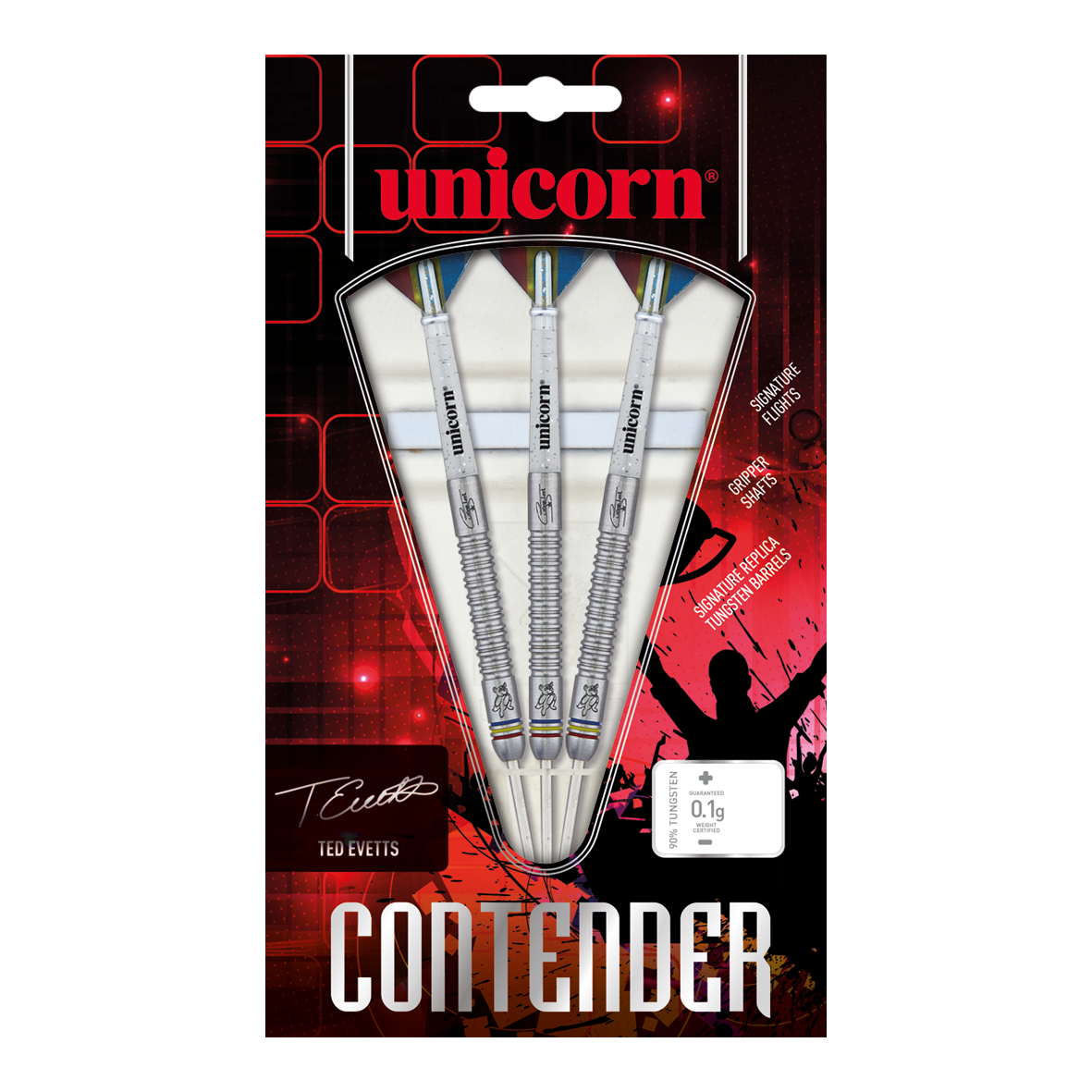 Unicorn Contender Ted Evetts Phase 2 Steeldarts - 23g