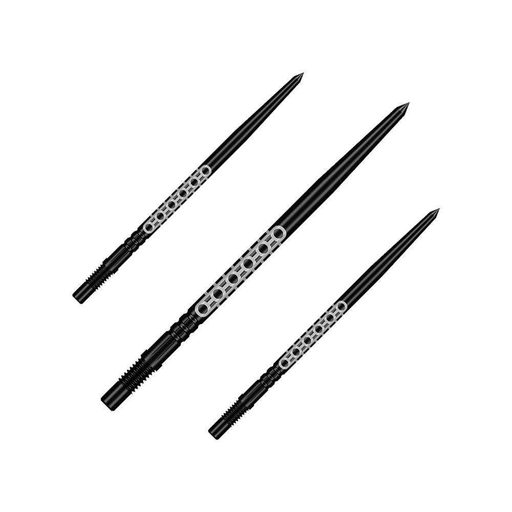 Shot Turbo Point Goths Dartspitzen - Schwarz