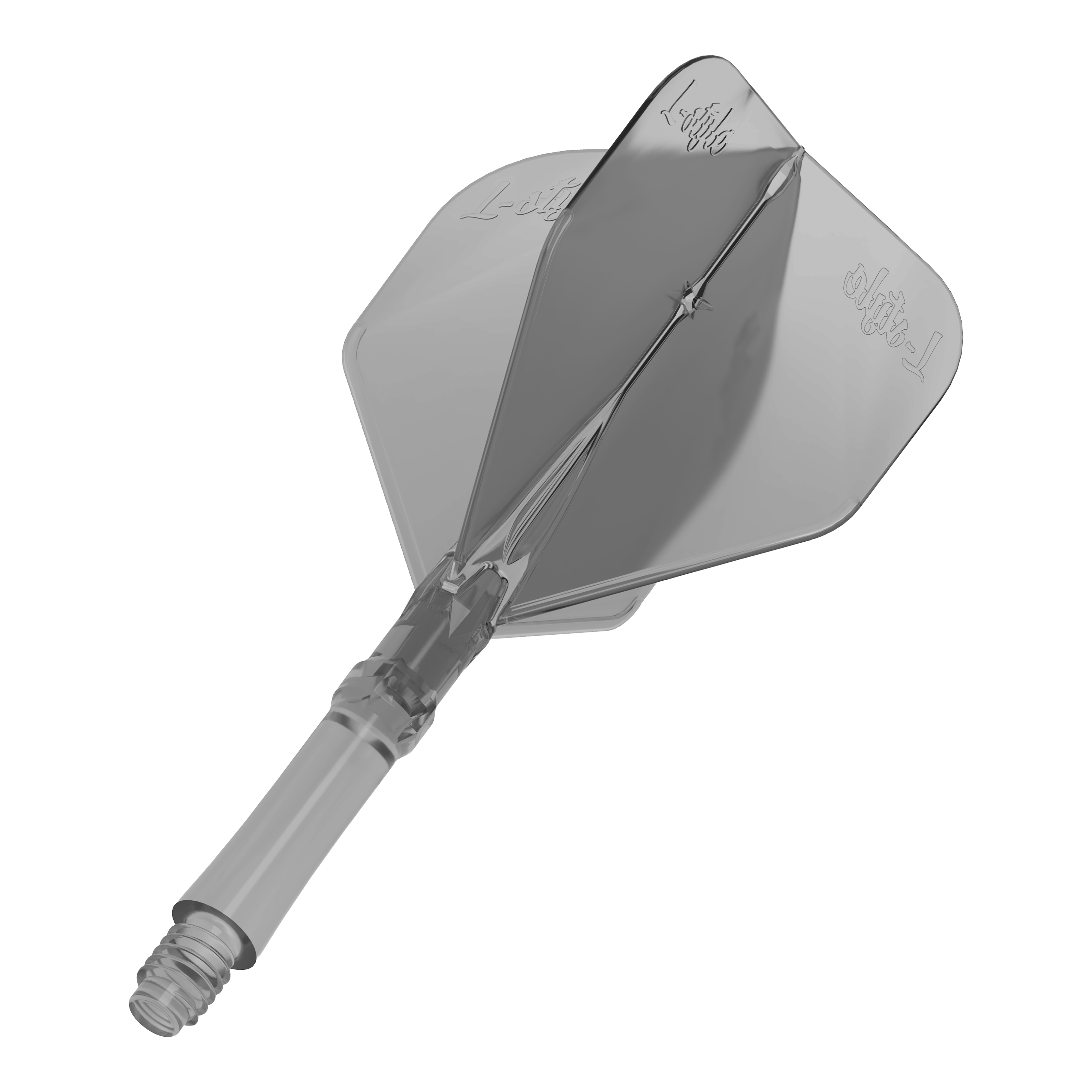 L-Style L-Sytem Flights - Clear Black-190 Zu sehen sind die L-Style L-System Flights - Clear Black. Die Flights sind schwarz-transparent und für Darts geeignet.