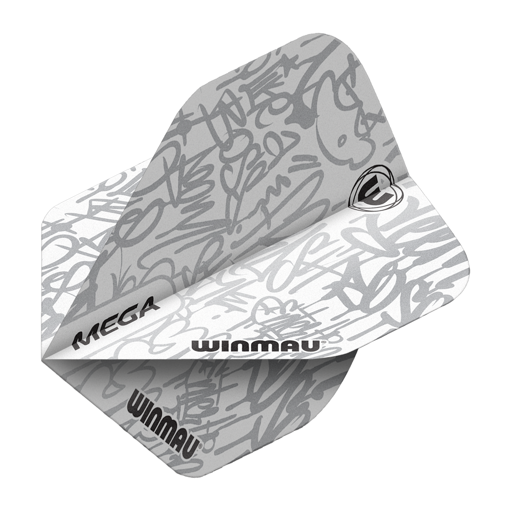 Winmau Mega White Standard Flights