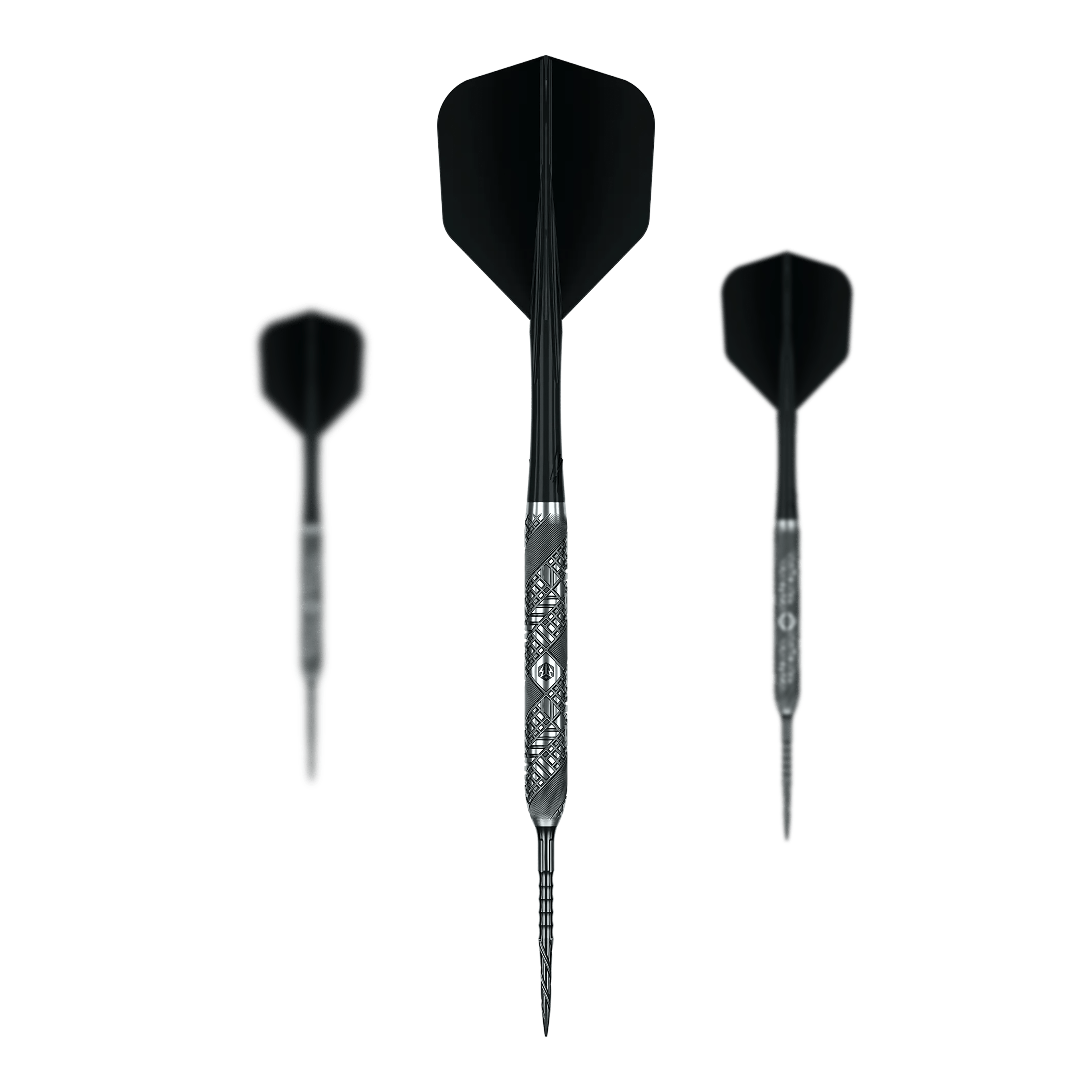 Caliburn Halo H3 Steeldarts - 21,5g Abgebildet ist das Set Caliburn Halo H3 Steeldarts - 21,5g. Es enthält mehrere Steeldarts für den Dartsport.