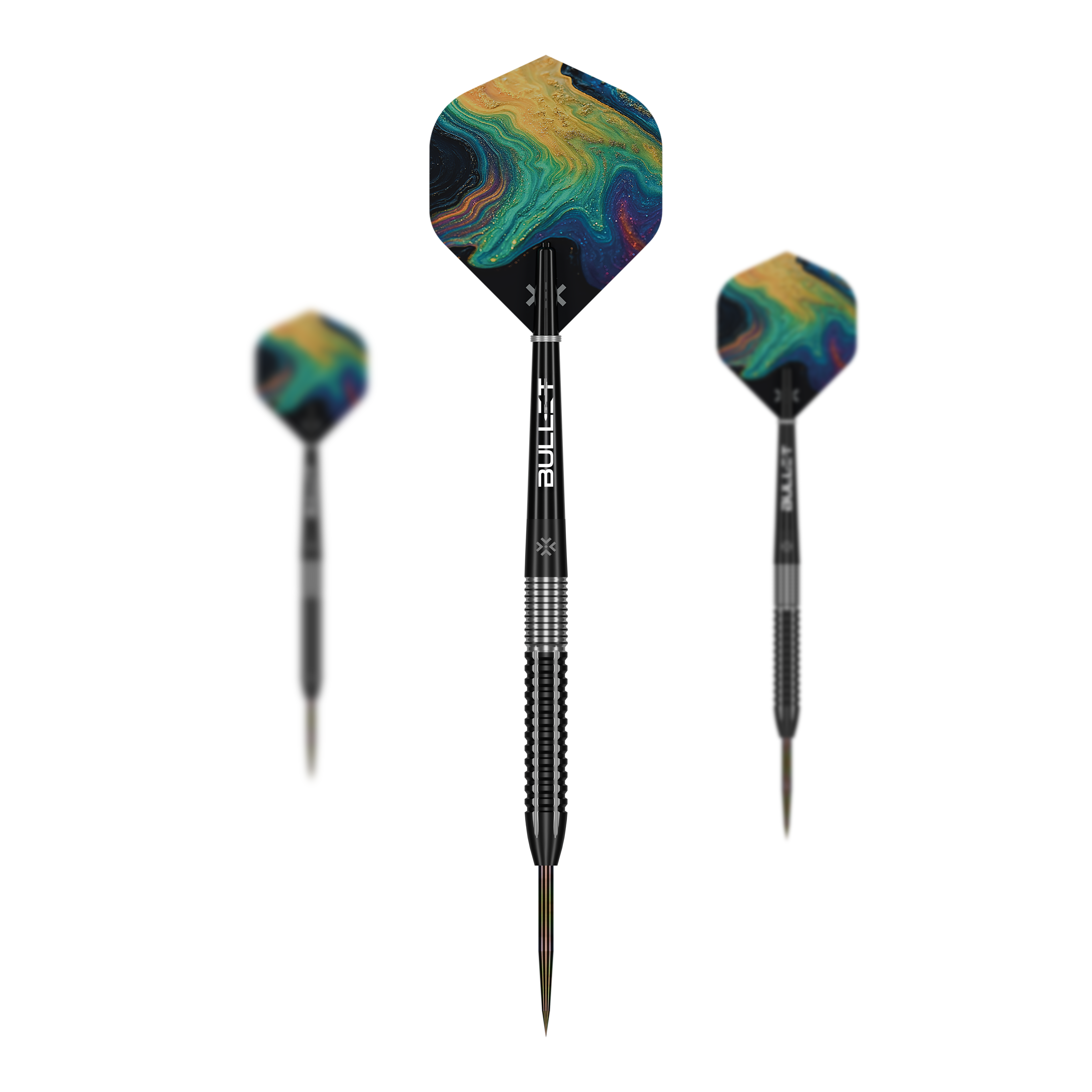 Bullet Diesel Steeldarts Die Bullet Diesel Steeldarts sind als Set abgebildet. Das Produkt richtet sich an Dartspieler aller Erfahrungsstufen.