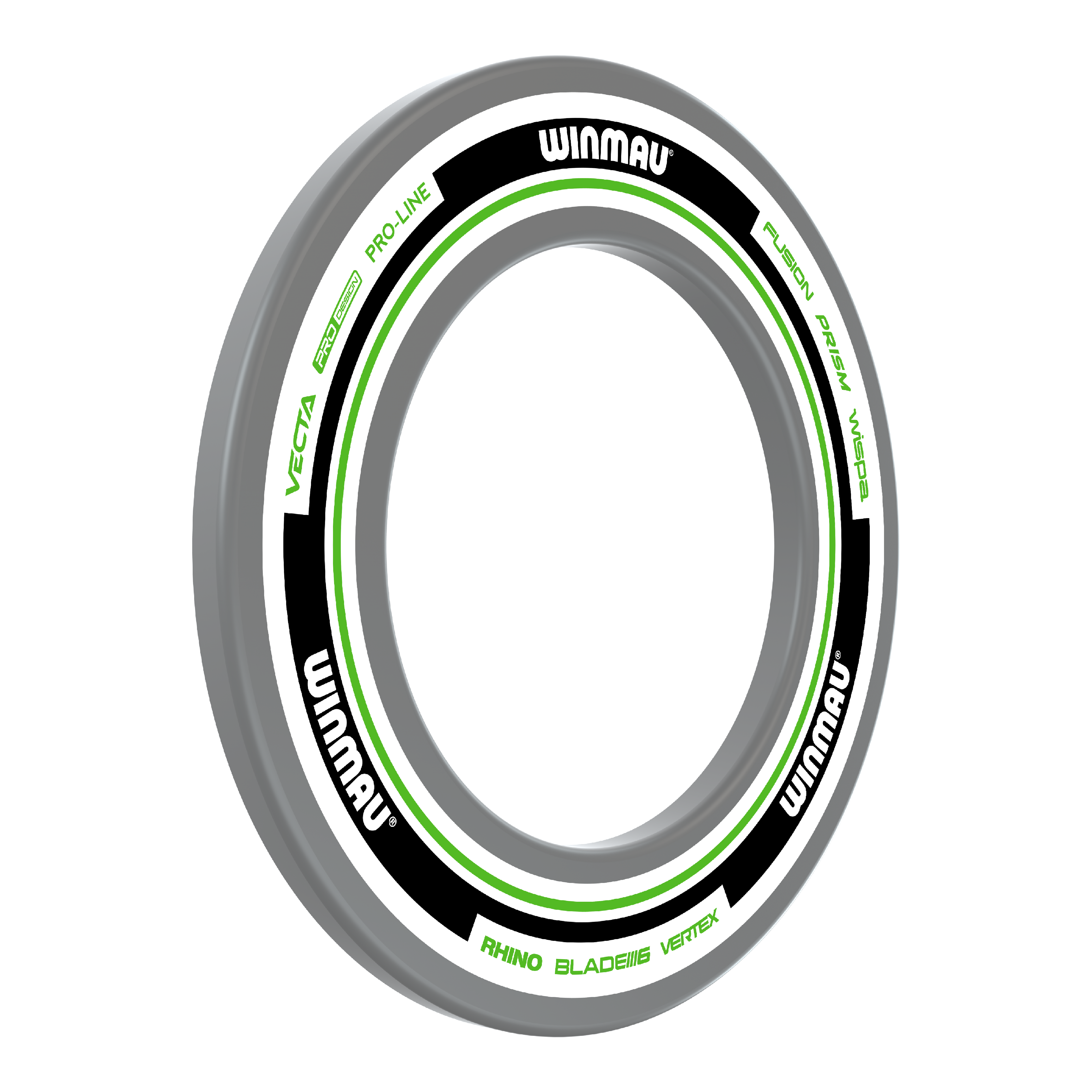 Winmau Advance Dartboard Surround - Weiß Grün