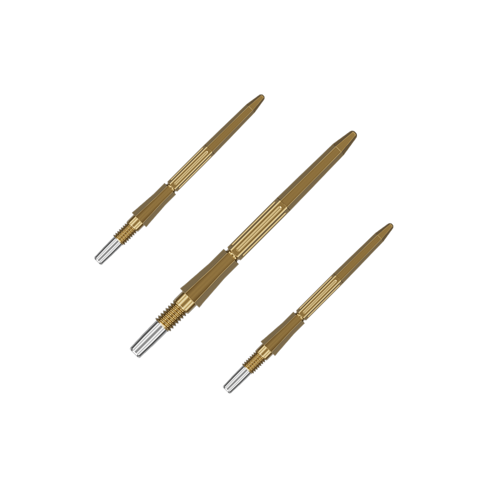 Target Elysian Archetype 43 Swiss Point Steeldartspitzen - Gold Das Bild zeigt ein Set der Target Elysian Archetype 43 SwissPoint Dartspitzen in Gold, Länge 30 mm. Dieses Set ist ideal für Präzision beim Dartsport.