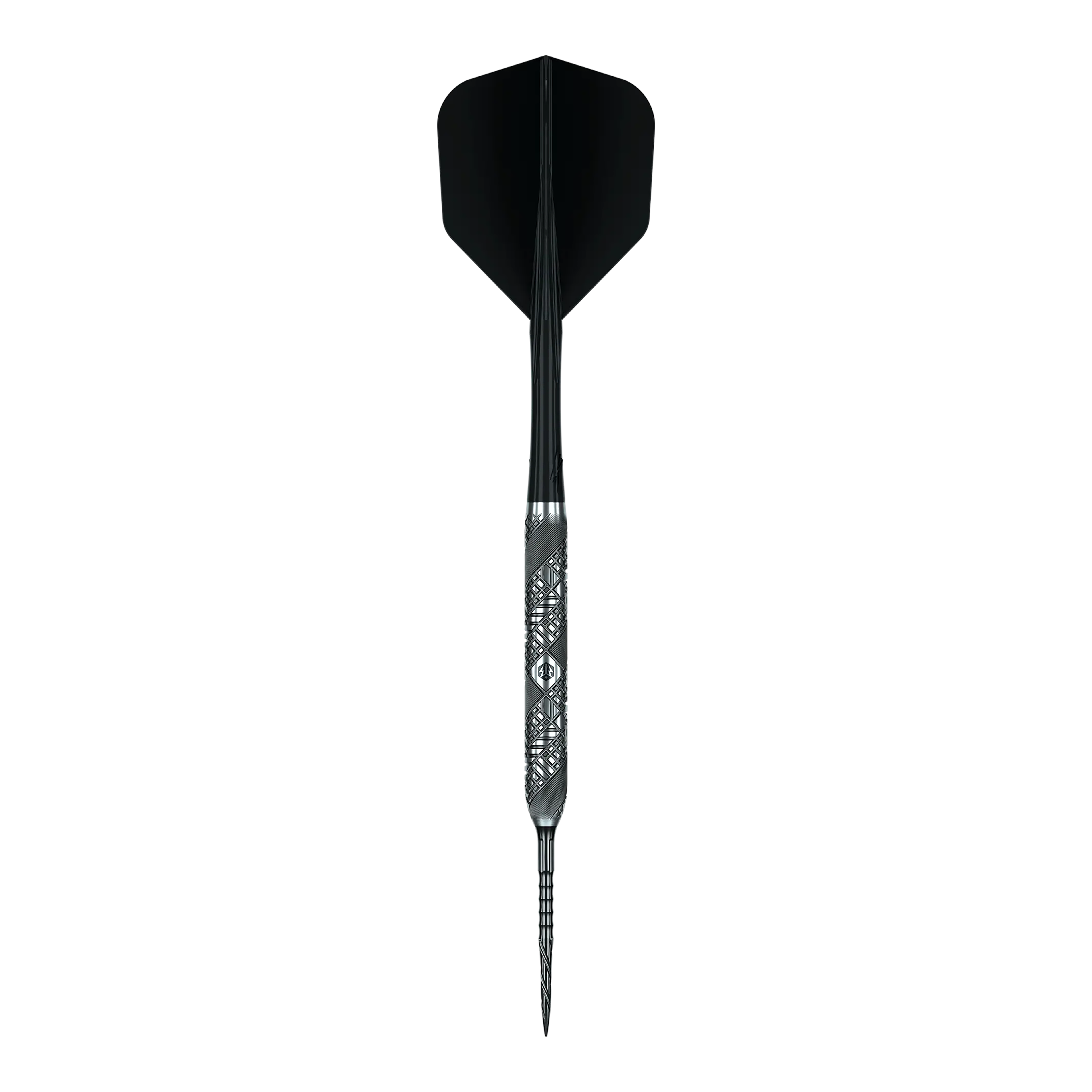 Caliburn Halo H3 Steeldarts - 21,5g Das Bild zeigt die Caliburn Halo H3 Steeldarts - 21,5g. Dies sind klassische Steeldarts mit silbernem Design.