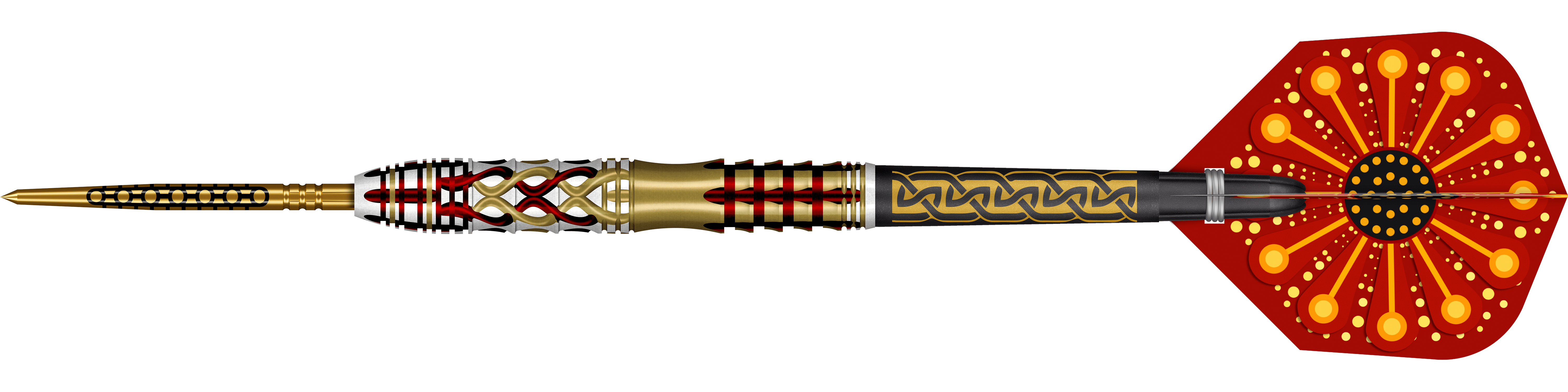 Shot Goths Alaric Turbo Point Steeldarts - 23g