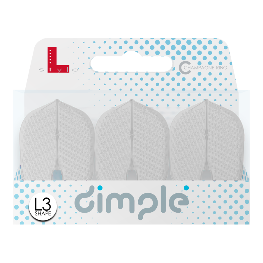 L-Style Flights Dimple Champagne L3PRO Shape