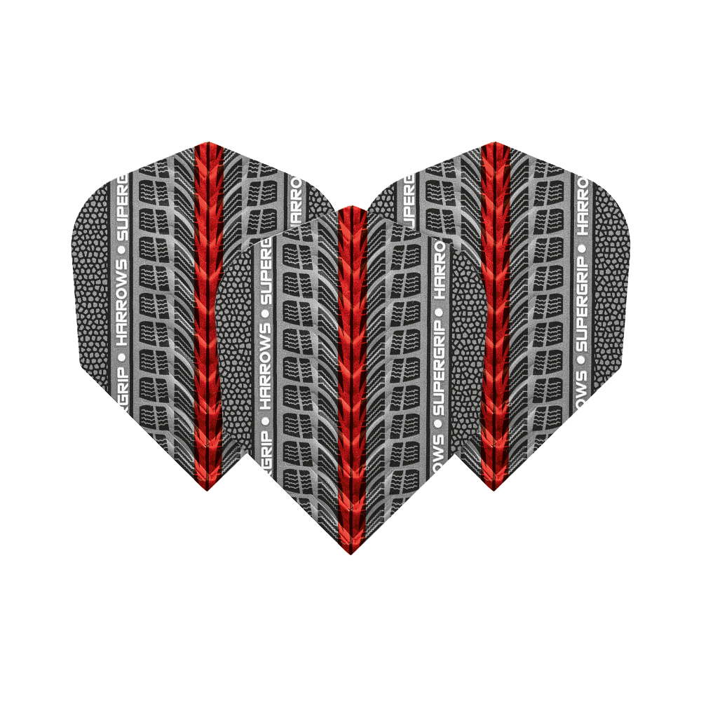 Harrows Supergrip Rot No6 Flights