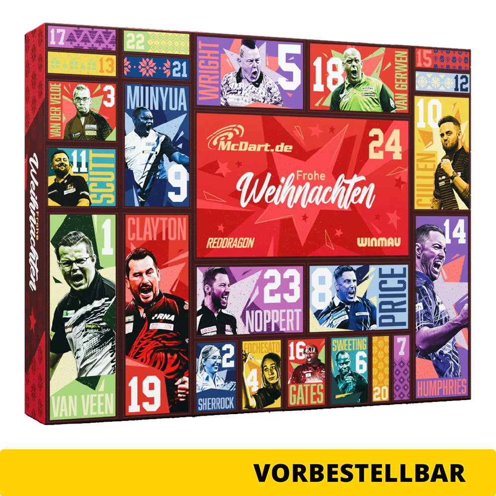 McDart Steel-Darts Adventskalender 2026