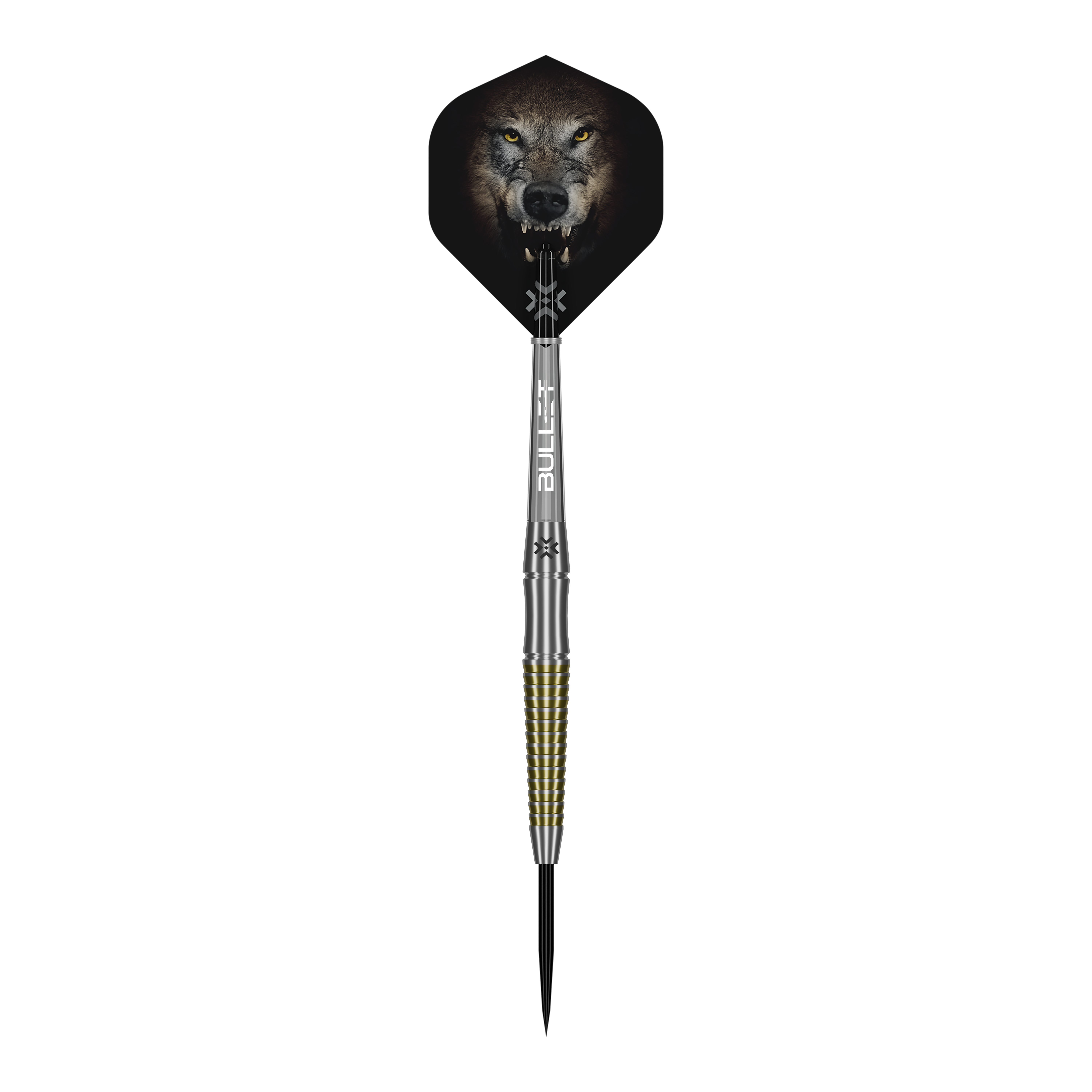 Bullet Fang Steeldarts Hier sieht man die Bullet Fang Steeldarts aus einer anderen Perspektive. Die Details der Darts sind gut erkennbar.