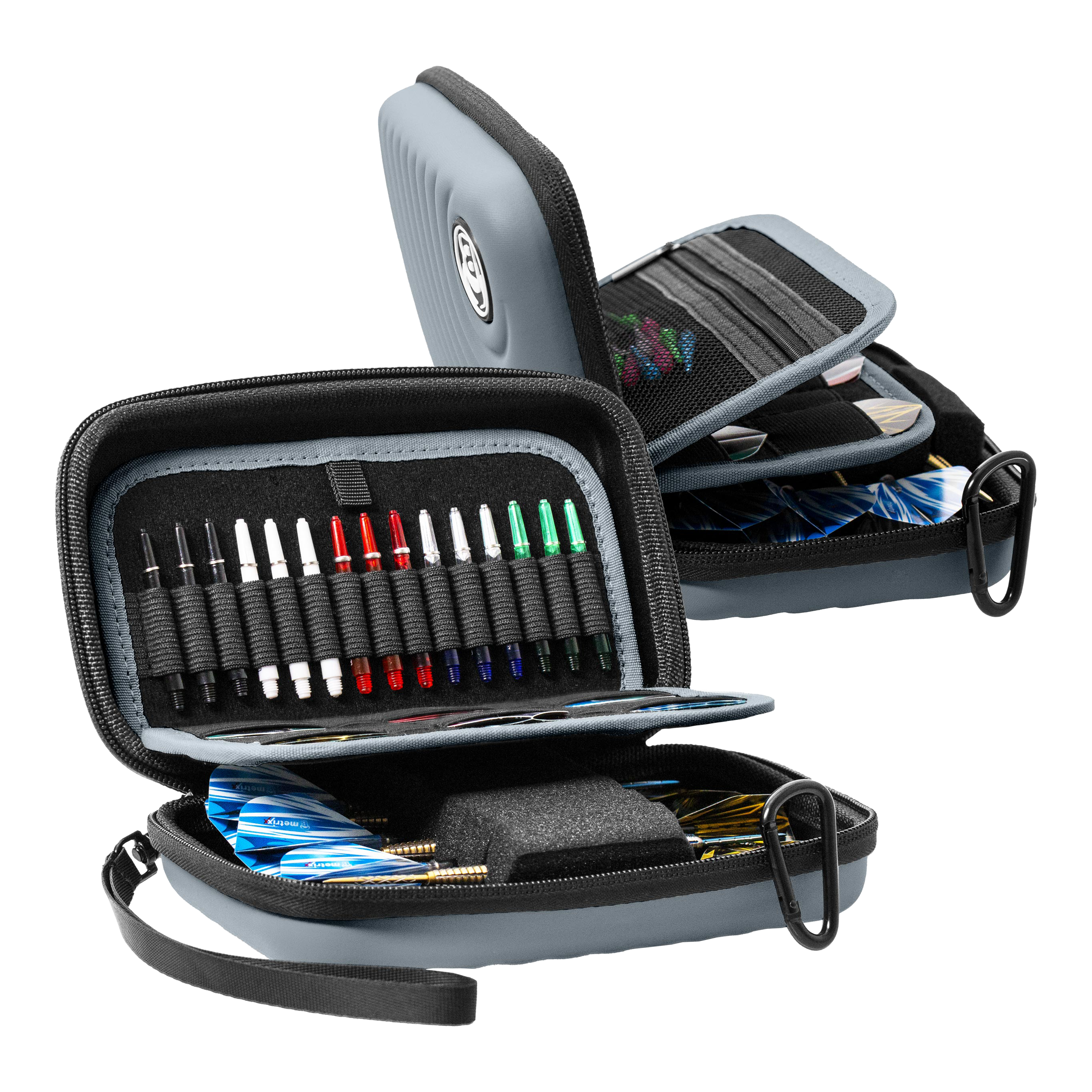 Bulls Orbis XL Dartcase - Grau Dies ist das Bulls Orbis XL Dartcase in Grau. Es schützt und transportiert Ihre Dartpfeile sicher.