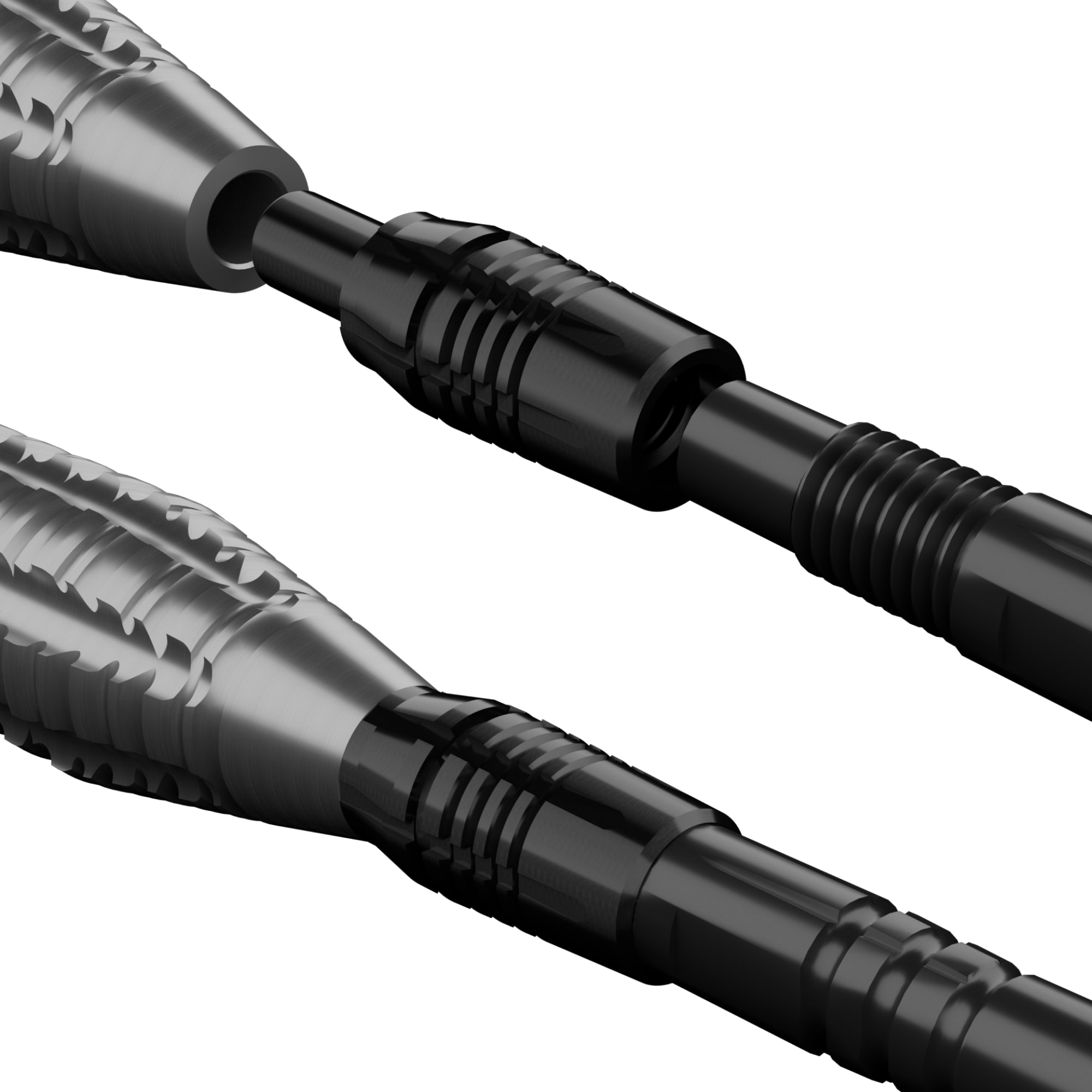 Auf dem Foto ist der Shot Threadhead Point Adapter zu sehen. Er wird als Zubehör für Darts verwendet.