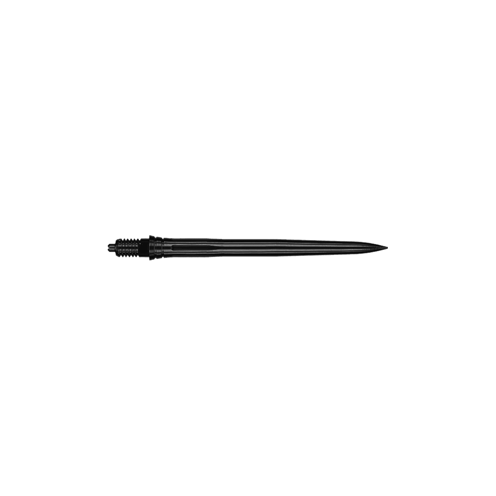 Hier sind glatte, schwarze Dartspitzen zu sehen, vermutlich 32 mm lang. Die Datei heißt EVO182_Caliburn_EZ-EVO_Dartspitzen_Smooth_Schwarz_32mm_2.