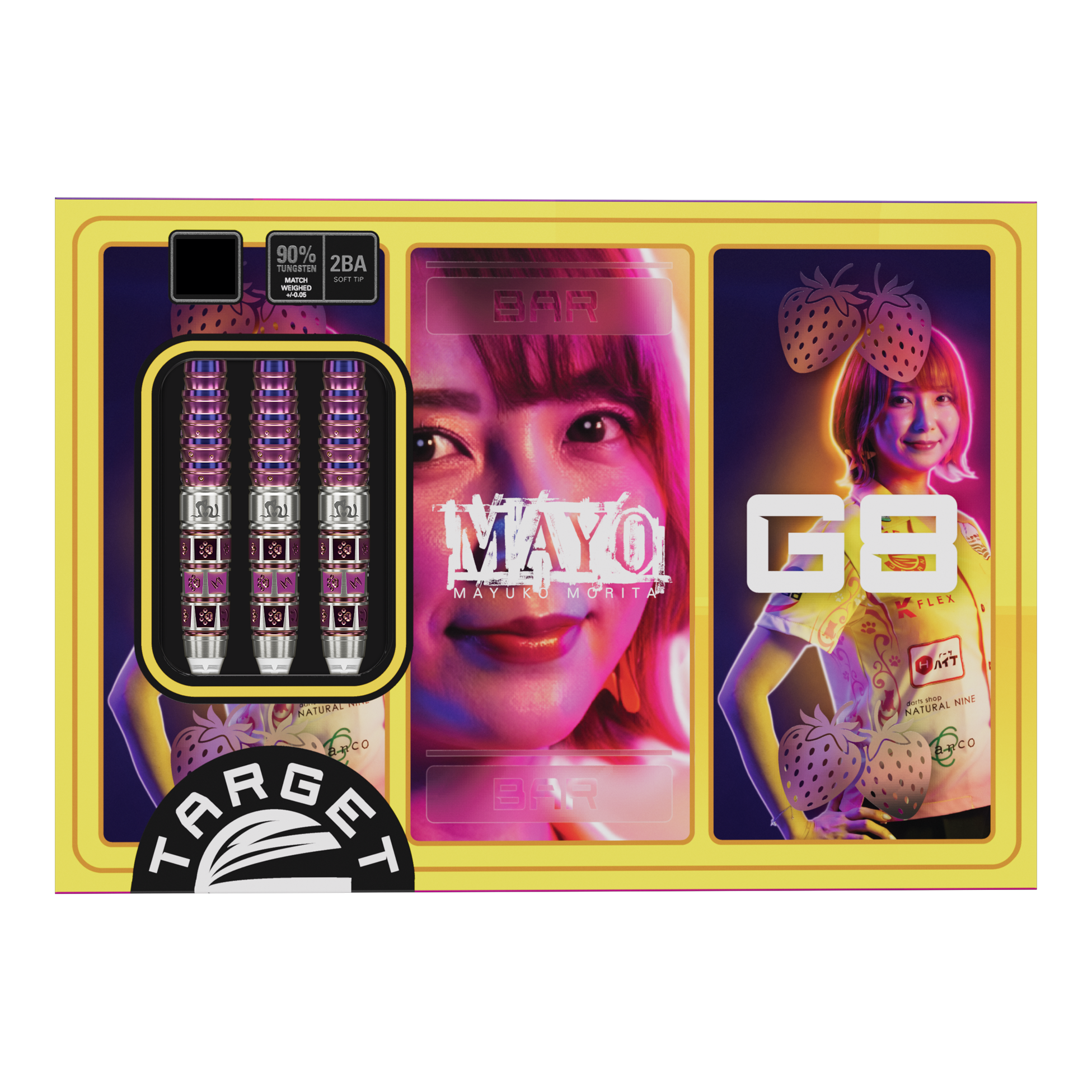 Target Japan Prime Series Mayo GEN8 Softdarts - 18g Target Japan Prime Series Mayo GEN8 Softdarts - 18g