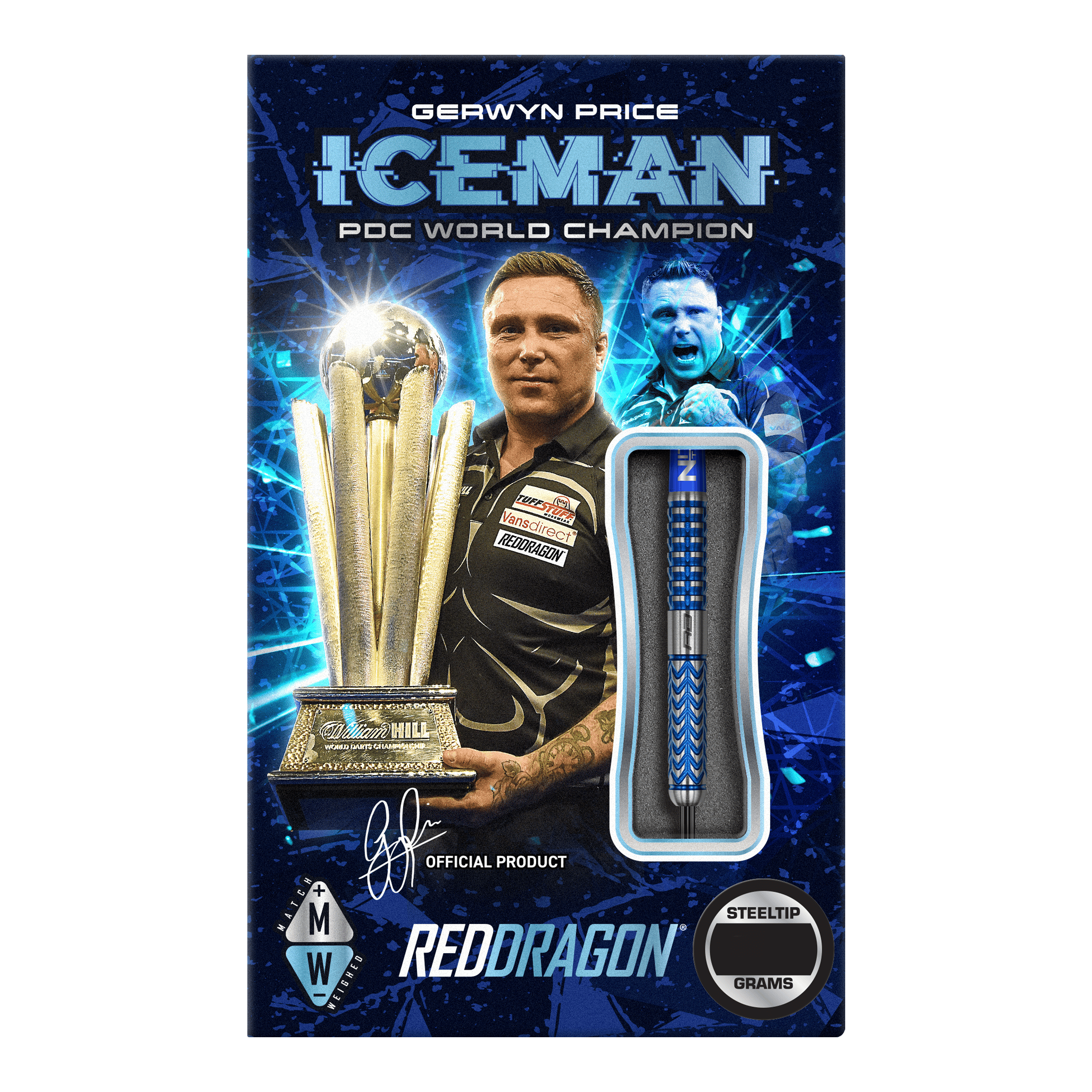 Red Dragon Gerwyn Price Glacier Steeldarts