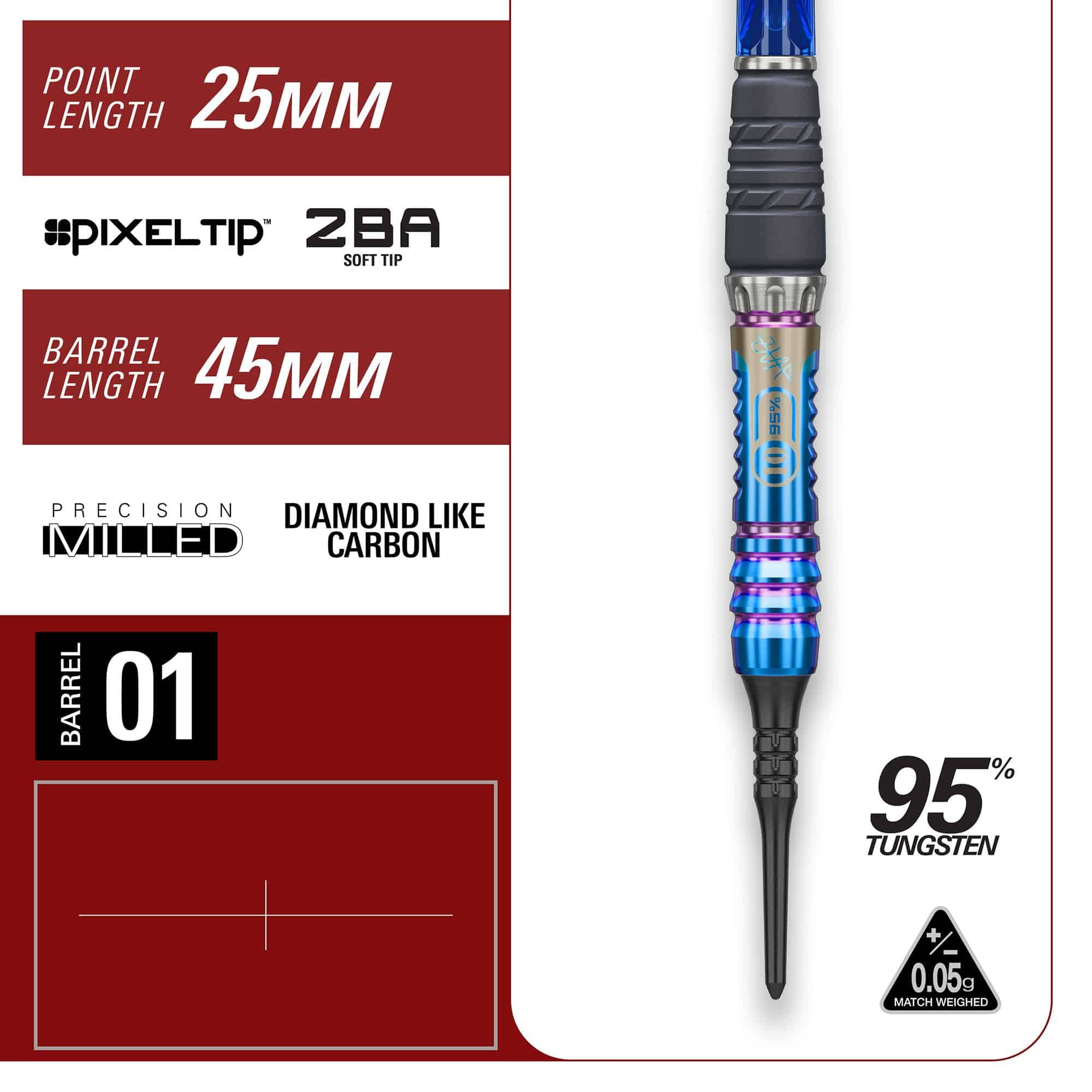 Target Japan Rising Sun GEN10 Softdarts - 21,5g Abgebildet ist Target Japan Rising Sun GEN10 Softdarts - 21,5g. Dieses Dart-Set ist für präzises Spielen konzipiert.