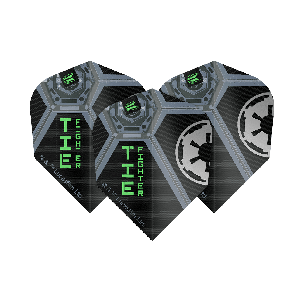 Target Star Wars ProUltra Tie Fighter No6 Flights Target Star Wars ProUltra Tie Fighter No6 Flights. Dart-Flights mit Tie Fighter Motiv aus der Star Wars Kollektion.