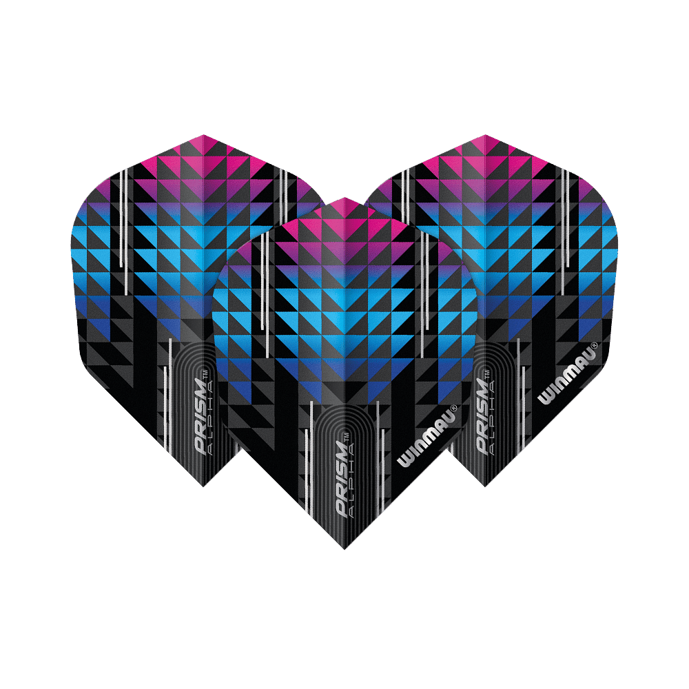 Winmau Prism Alpha Blau Pink No6 Flights