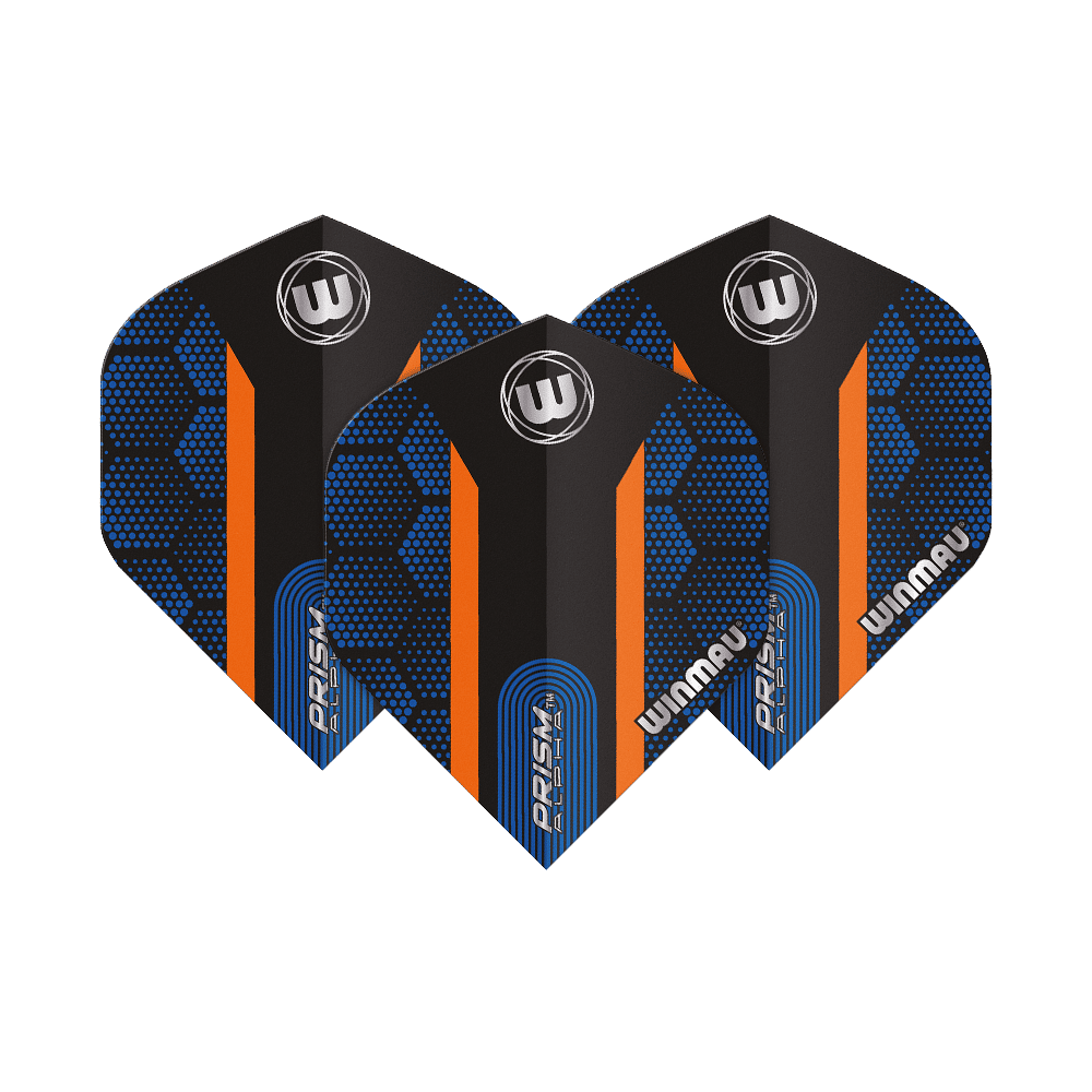 Winmau Prism Alpha BlueOrange Standard Flights