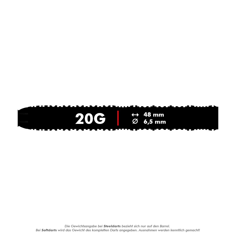 Shot ZEN Straight Softdarts - 20g Shot ZEN Straight Softdarts - 20g