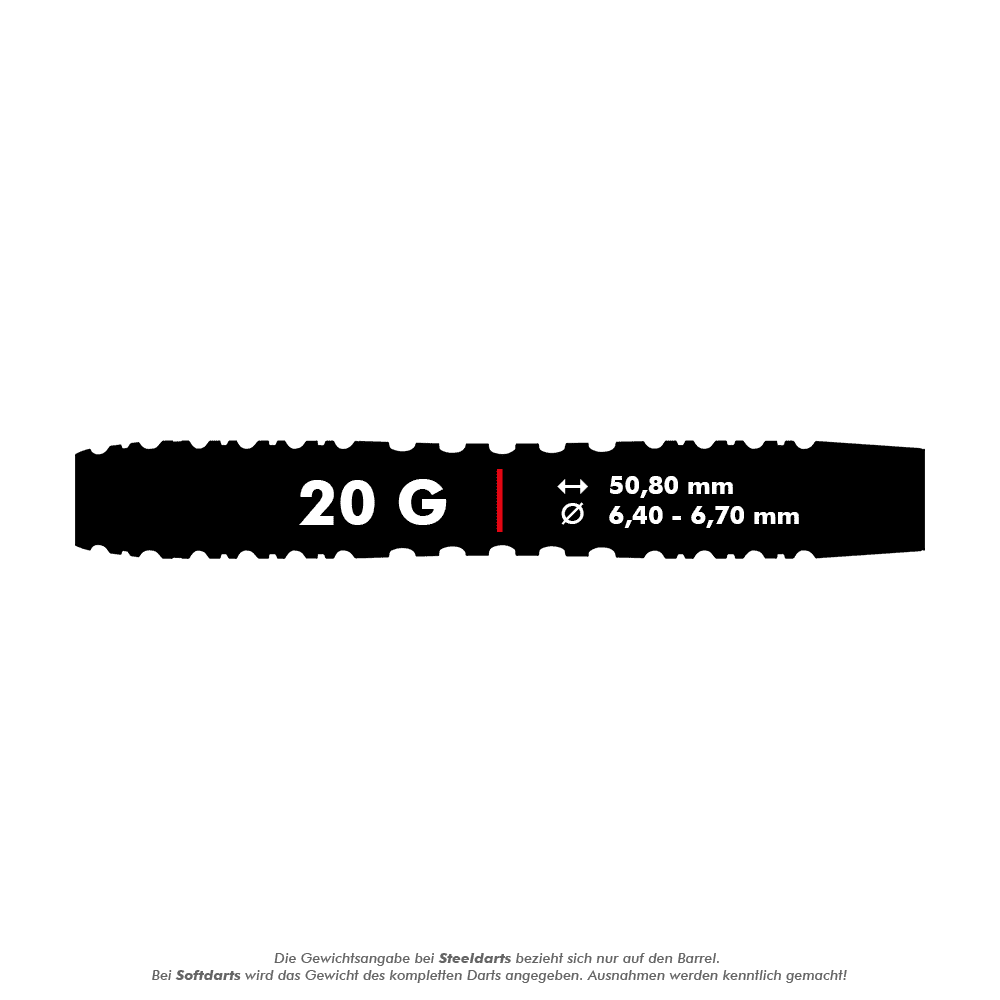 Winmau Joe Cullen Ignition Series Softdarts - 20g