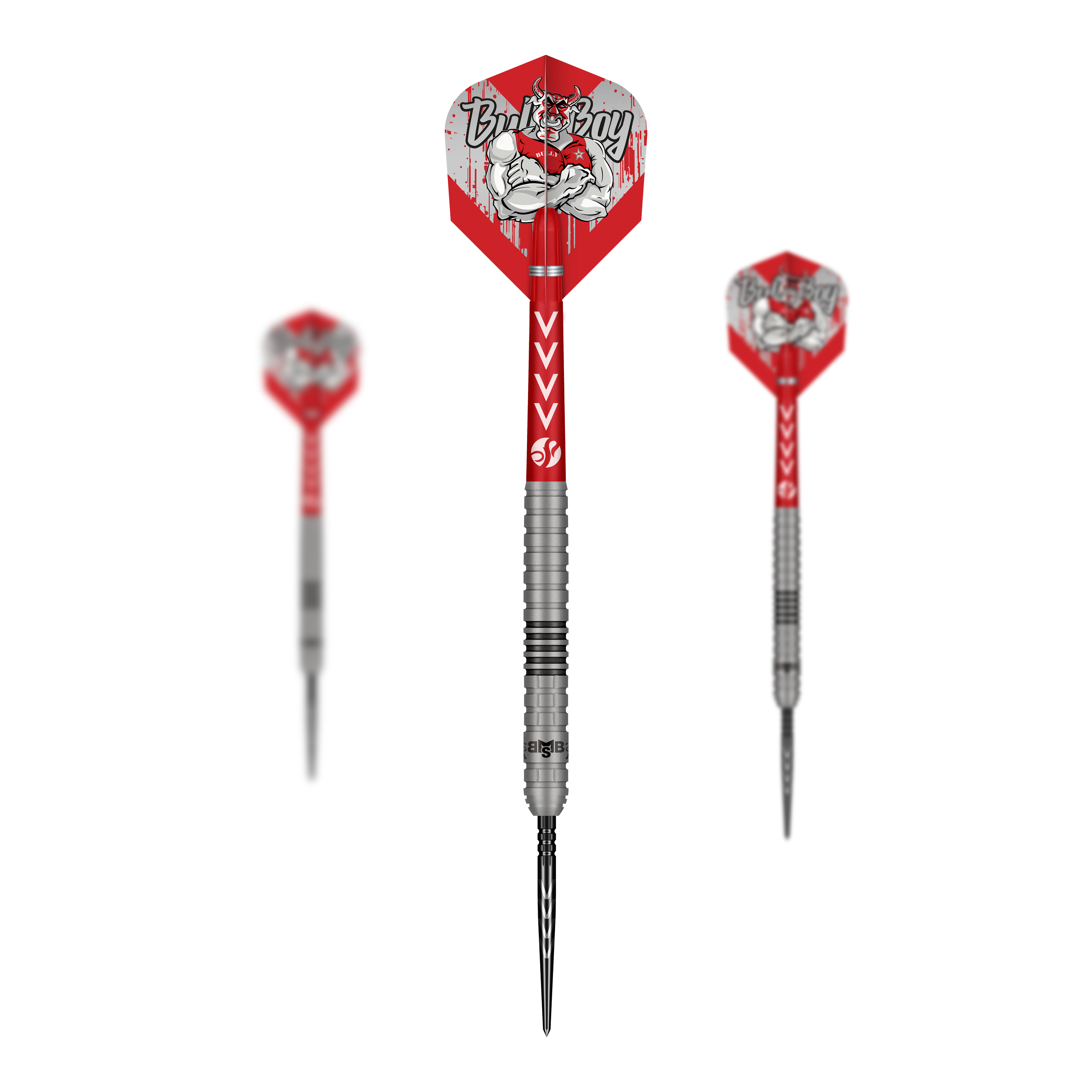 Shot Michael Smith Series 2 Turbo Point Steeldarts Das Bild zeigt ein Set der Shot Michael Smith Series 2 Turbo Point Steeldarts. Das Set ist geeignet für alle Dartspieler.