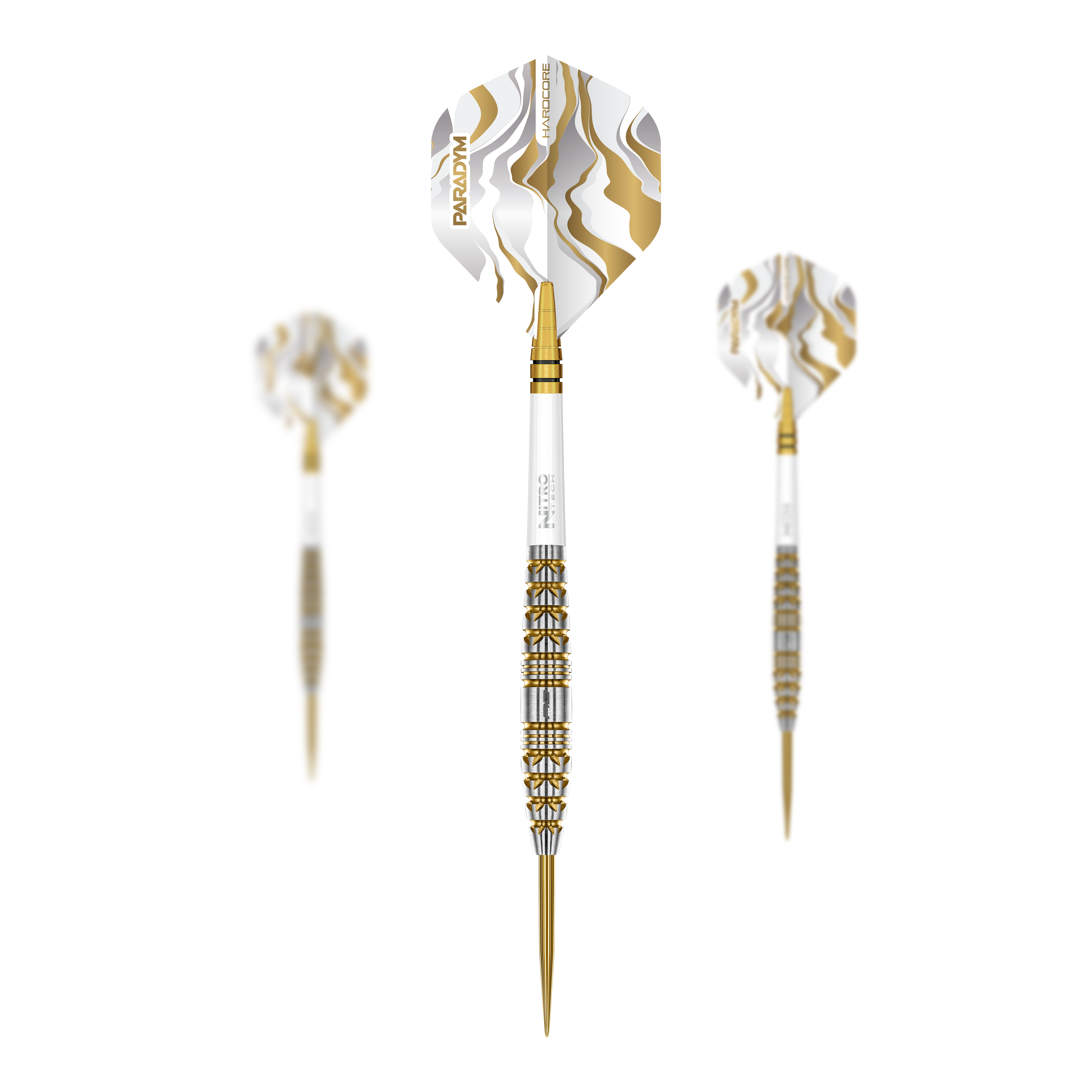Red Dragon Paradym Gold Torpedo Steeldarts Zu sehen ist das Set der Red Dragon Paradym Gold Torpedo Steeldarts. Dieses Produkt besteht aus mehreren hochwertigen goldenen Steeldarts.