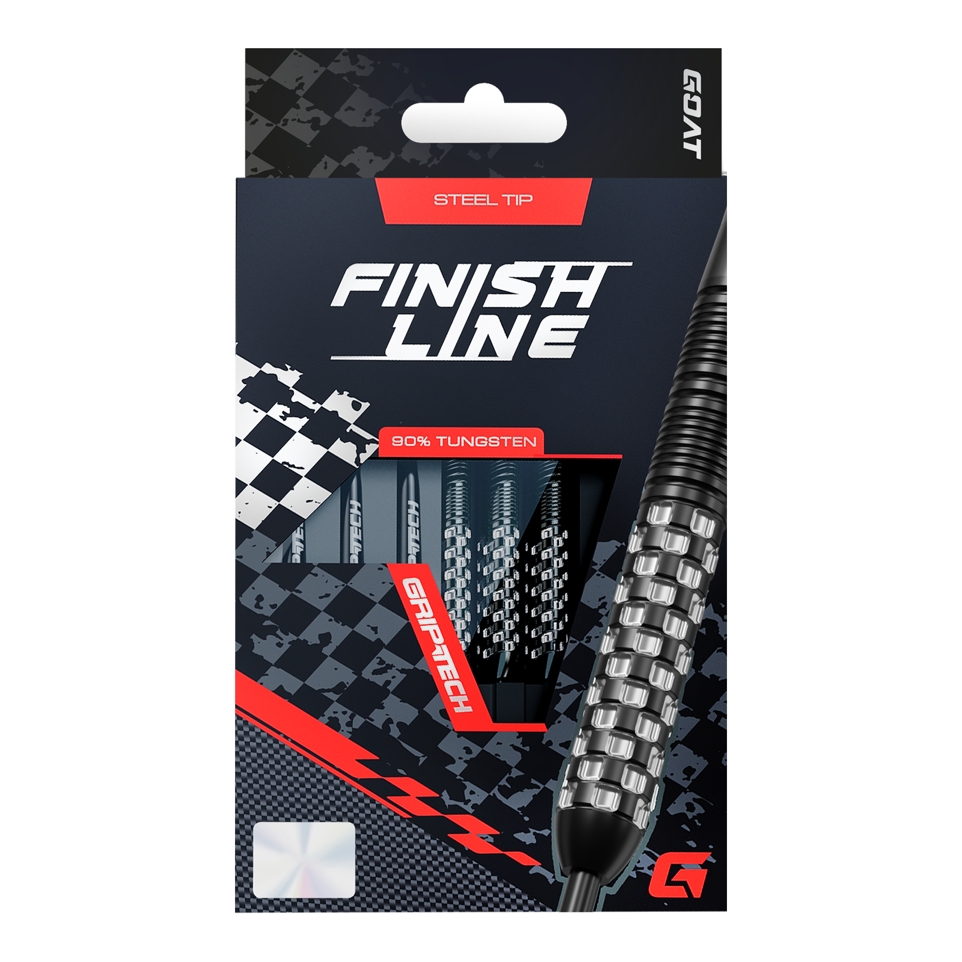 GOAT Finish Line Steeldarts Gezeigt werden GOAT Finish Line Tungsten Steeldarts. Die Darts bieten präzise Kontrolle und eine gute Balance.