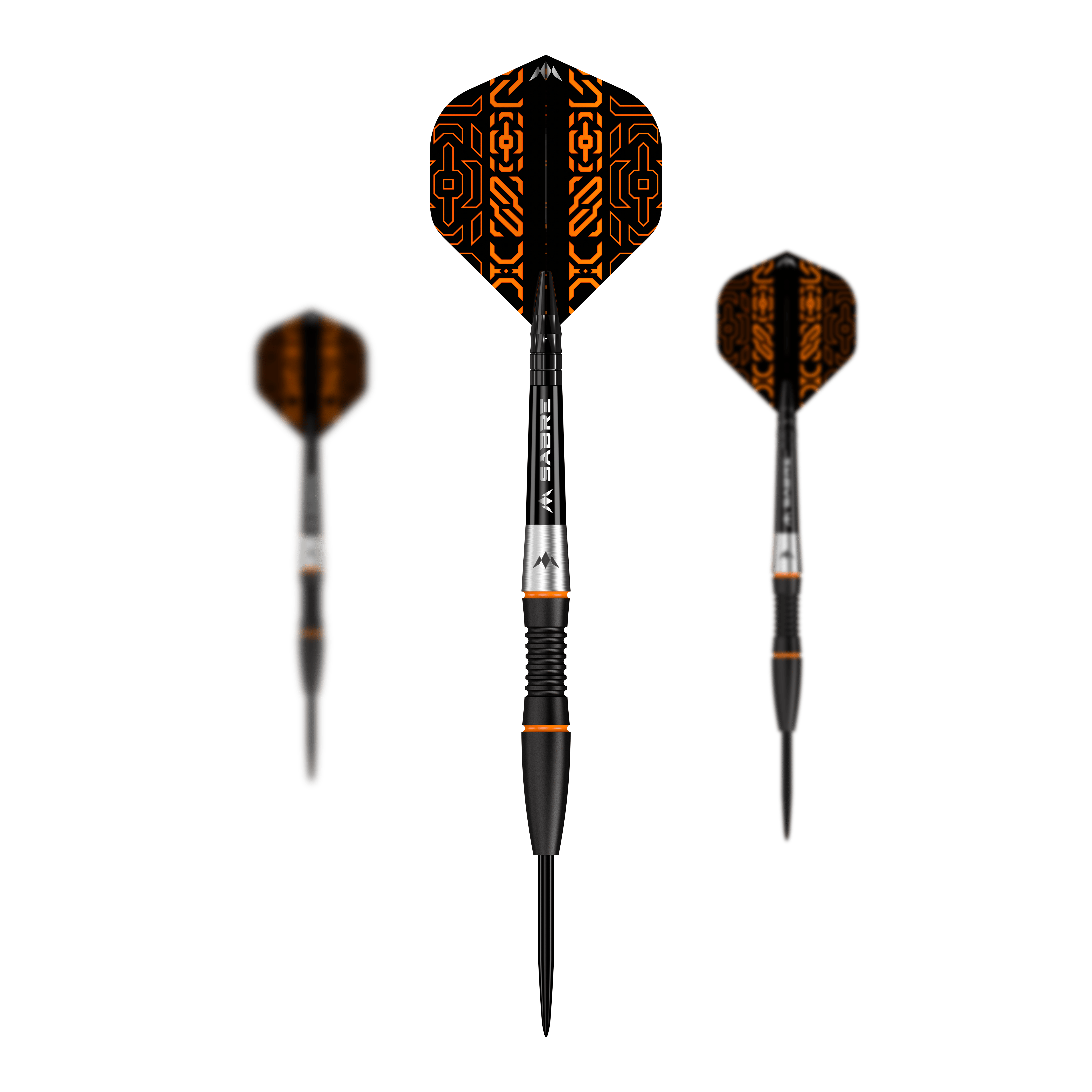 Mission Horizon Black PVD Orange Steeldarts Hier sieht man Mission Horizon Black PVD Orange Steeldarts als Set. Die Darts sind in den Farben Schwarz und Orange gehalten.