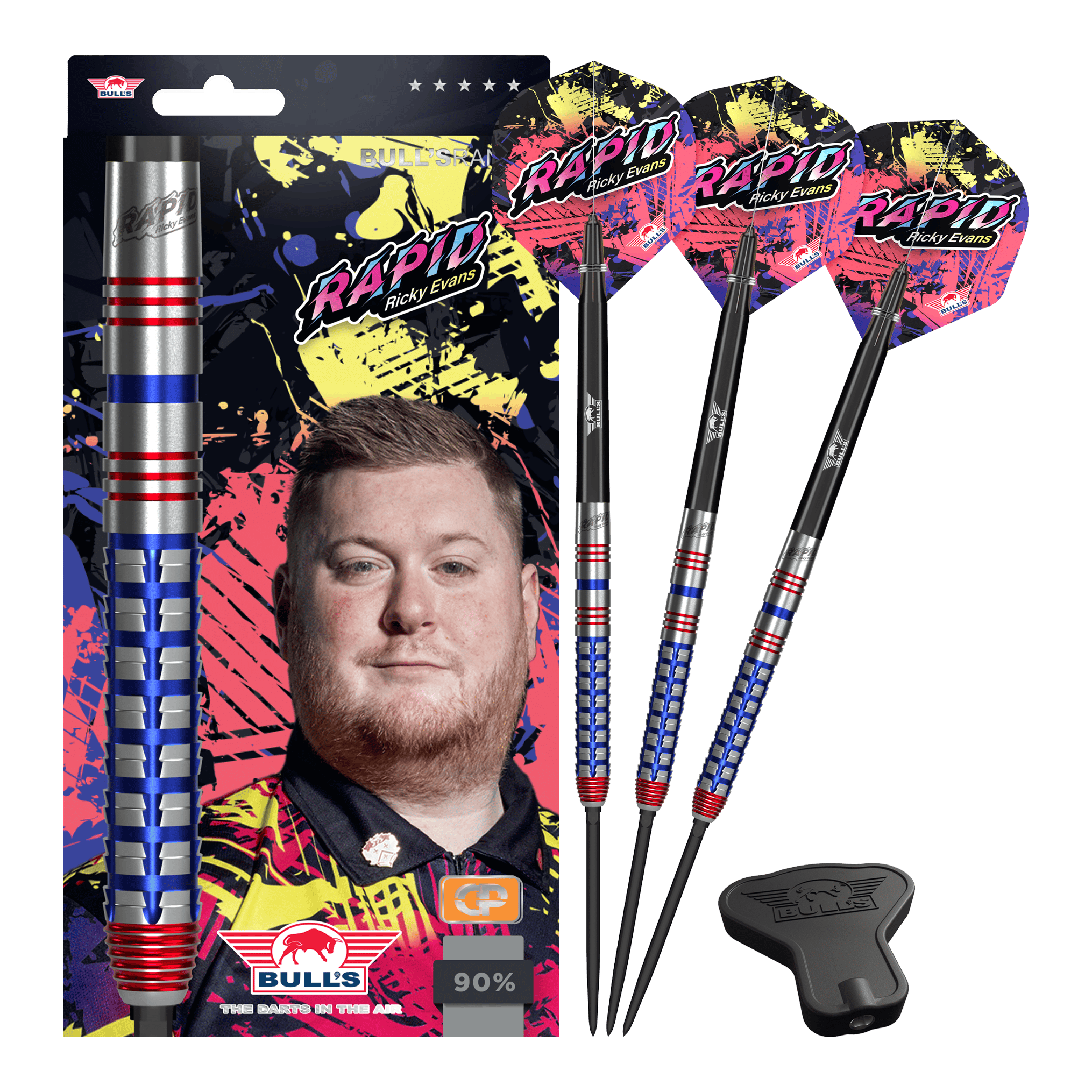 Bulls NL Ricky Evans Rapid Convertible Point Steeldarts Bulls NL Ricky Evans Rapid Convertible Point Steeldarts
