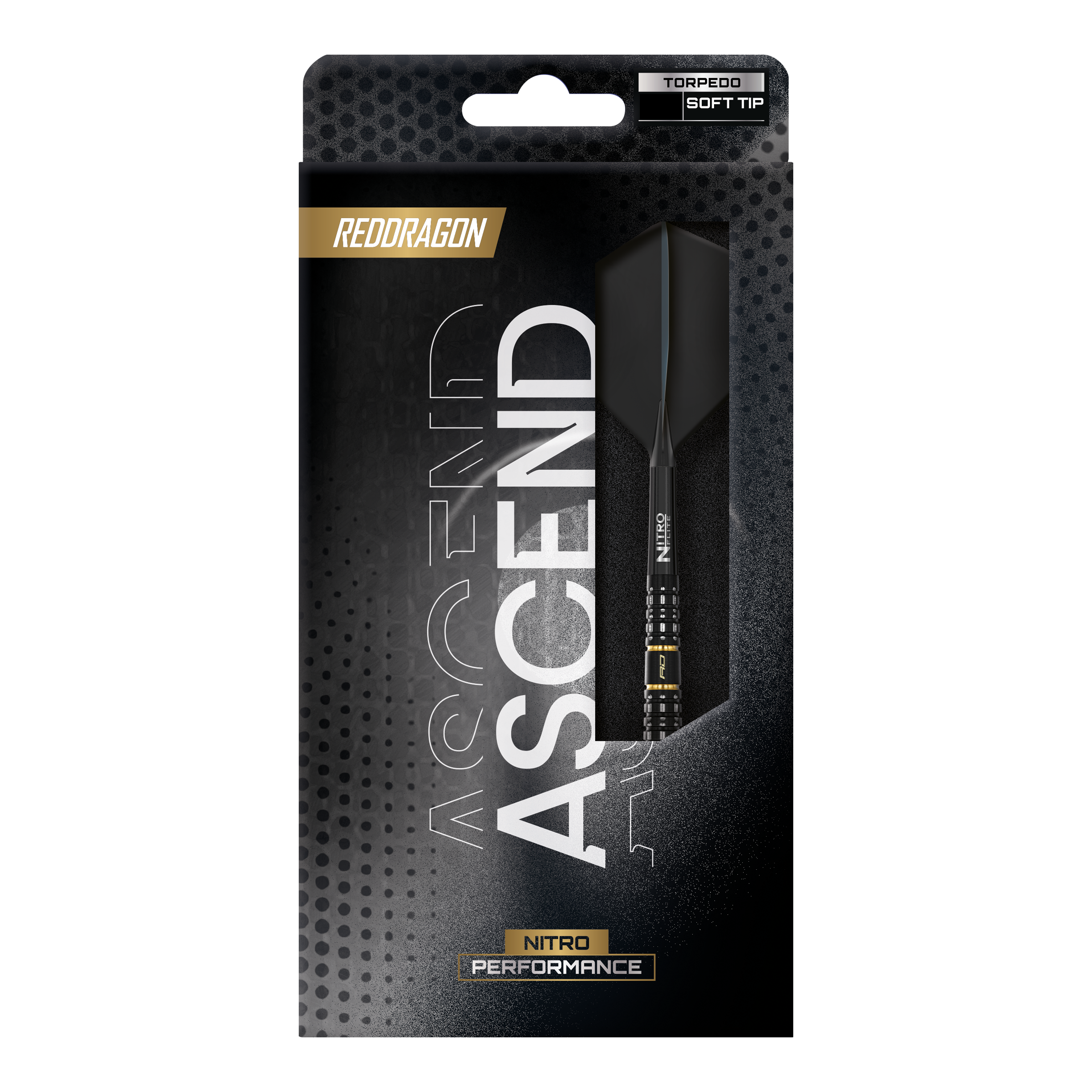 Red Dragon Ascend Torpedo Softdarts - 22g Dieses Bild zeigt die Red Dragon Ascend Torpedo Softdarts - 22g. Sie sind hochwertige Softdarts für präzises Spiel.